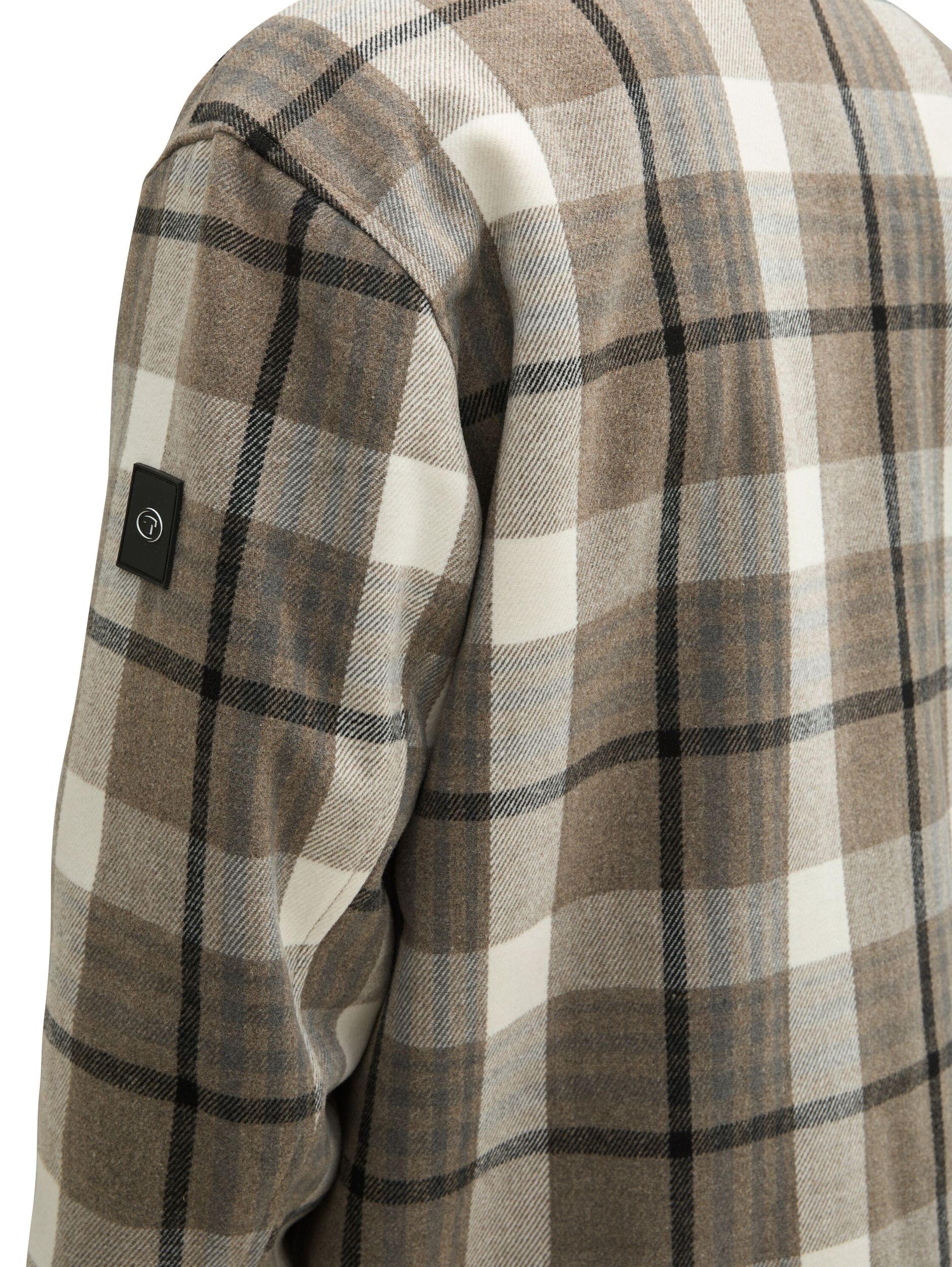 Tom Tailor |  Tom Tailor Hemd Regular Fit  | XL | grey beige melange big check