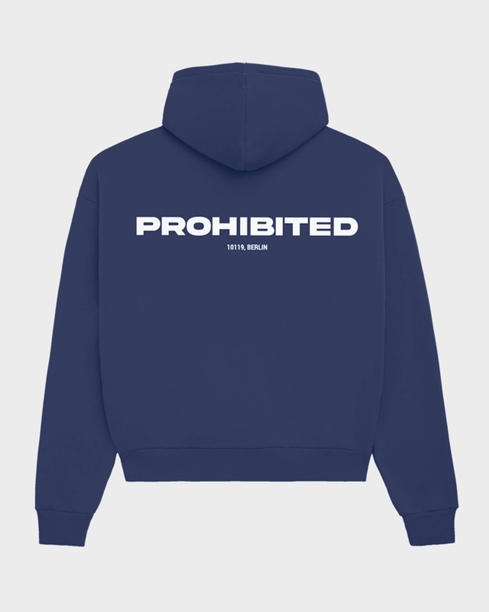 9e99c9a3ef081608875ed018ea4636ec Prohibited | Prohibited Hoodie | S | navy