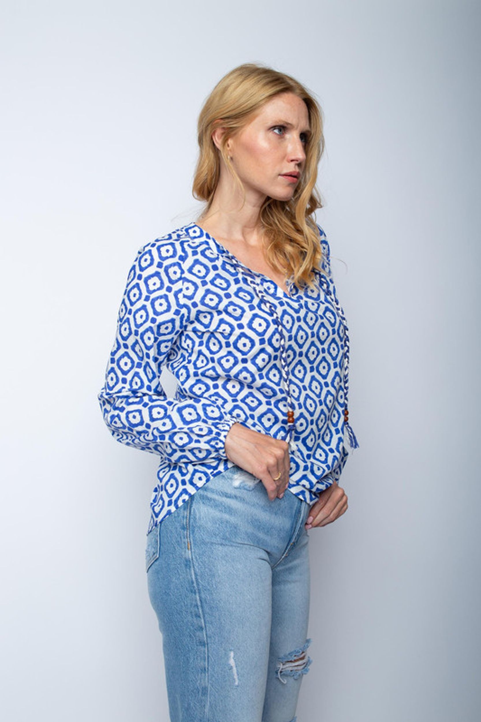 Emily van den Bergh |  Emily van den Bergh Druckbluse  | 40 | 1004_196