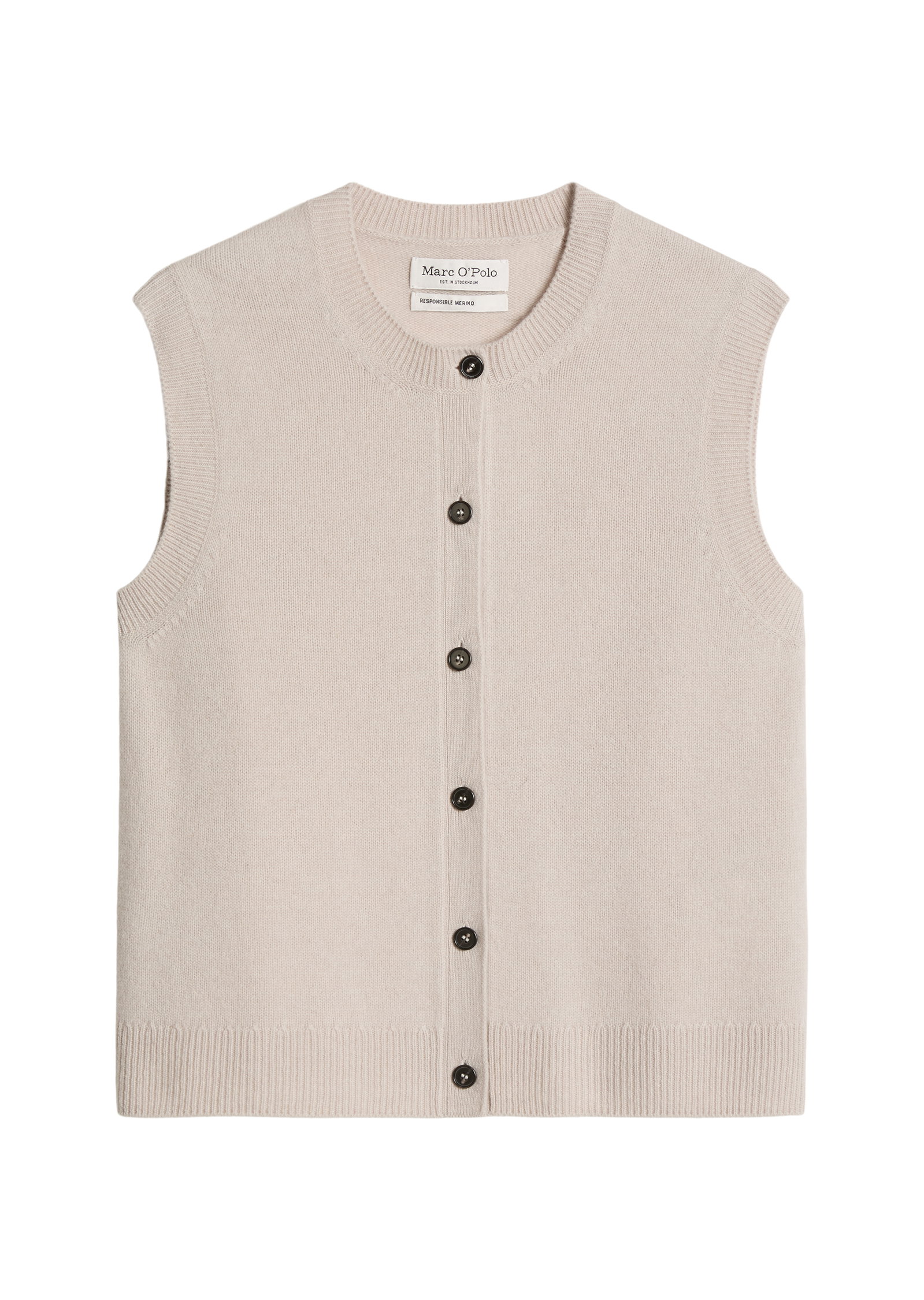 Marc O'Polo Ärmelloser Cardigan regular #1