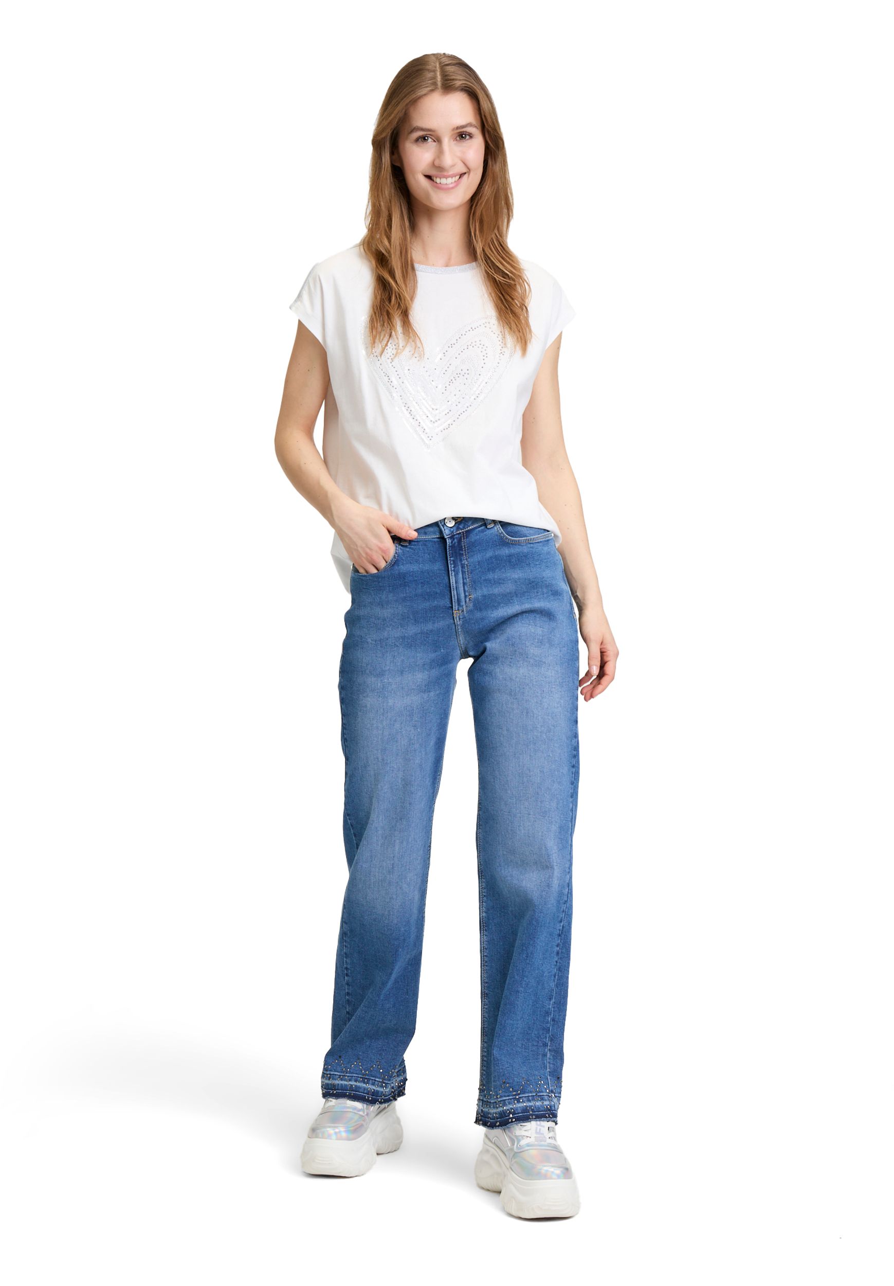  |  Shirt Kurz 1/2 Arm, Patch Cream/Silver | 44 | patch cream/silver