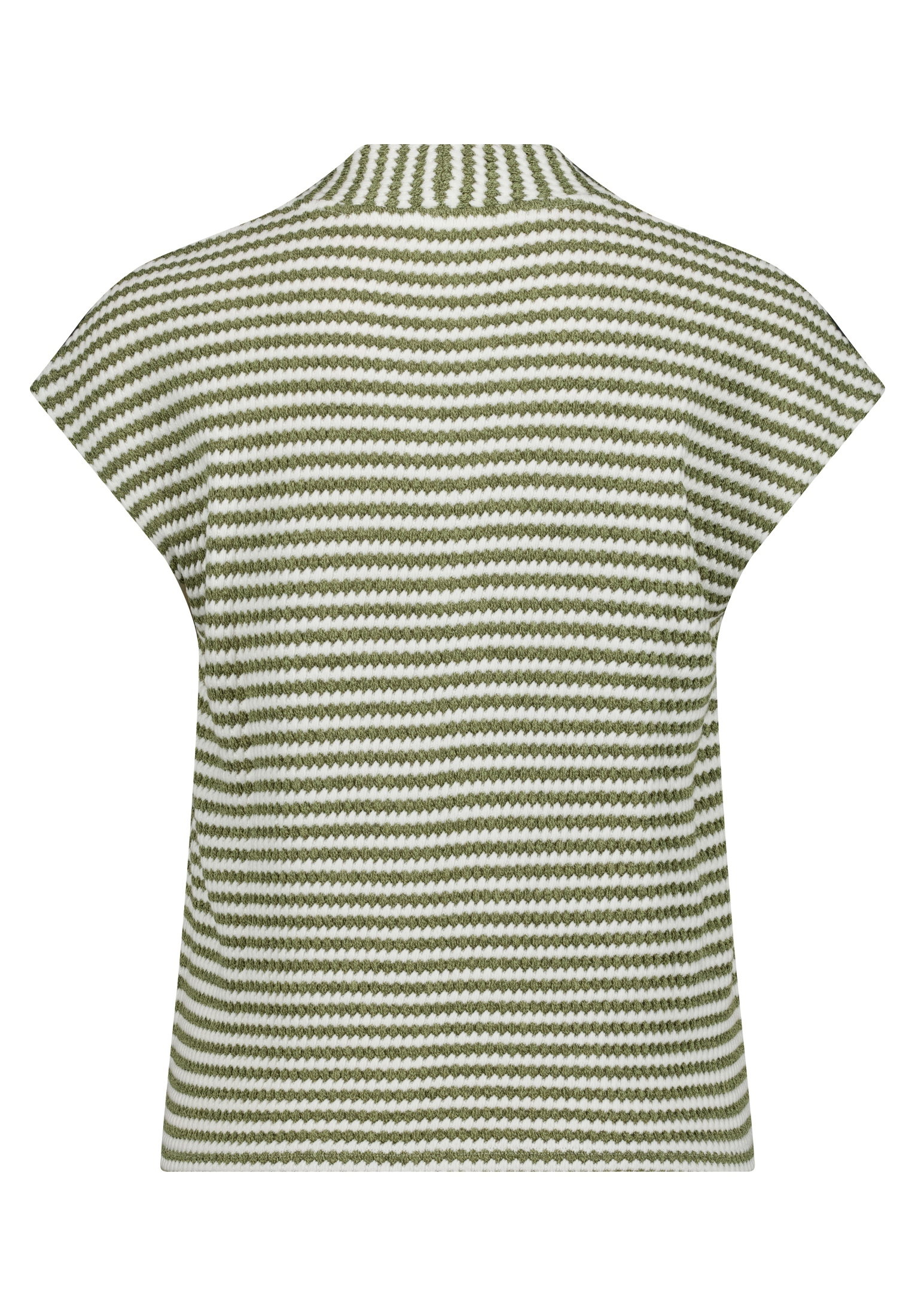 Shirt Kurz 1/2 Arm, Cream/Khaki #2