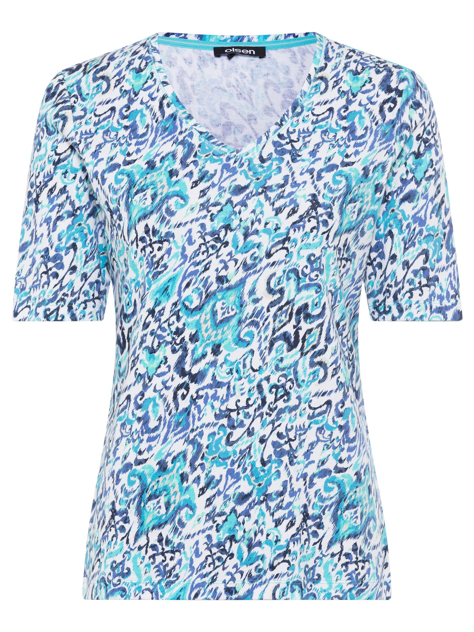 Olsen |  T-Shirt Short Sleeves | 48 | aruba blue