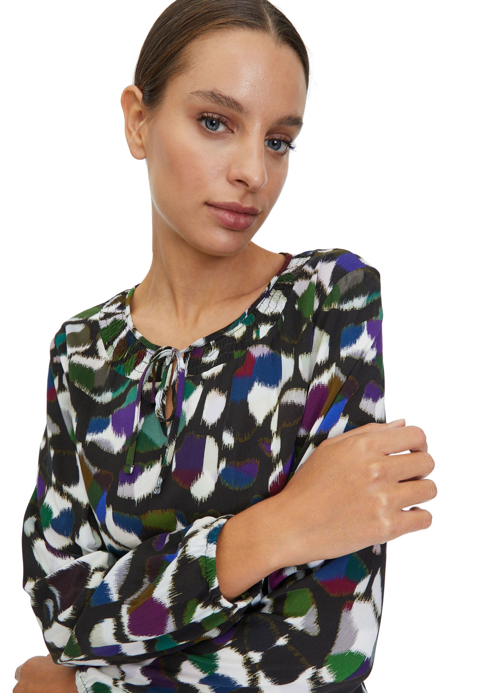 Cartoon Druckbluse 