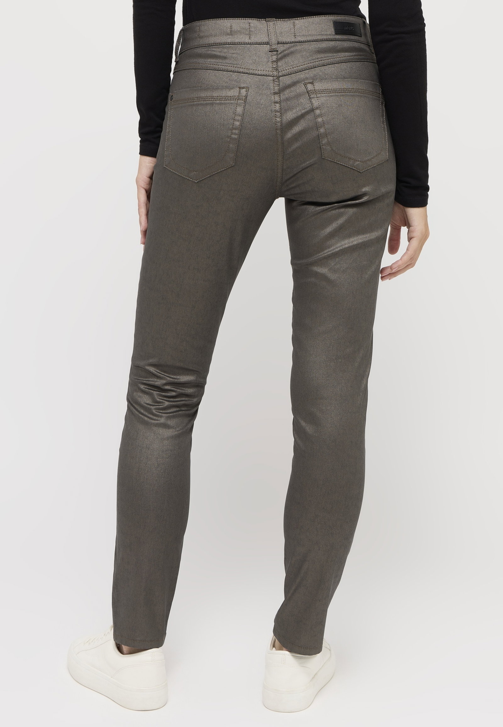 Angels Hose mit Coating "Malu Zip" #5