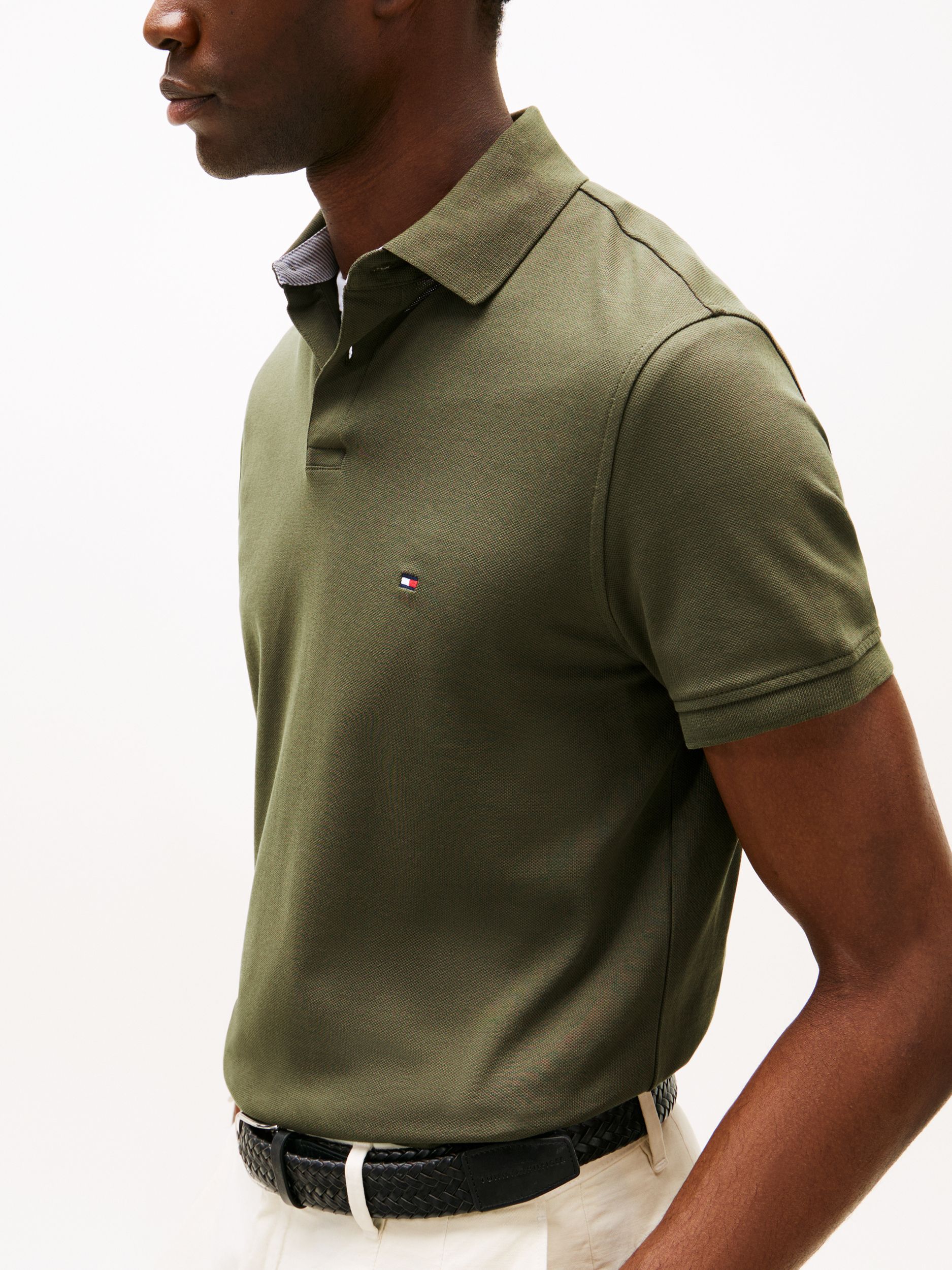 Tommy Hilfiger |  Tommy Hilfiger Poloshirt  | XXL | army green