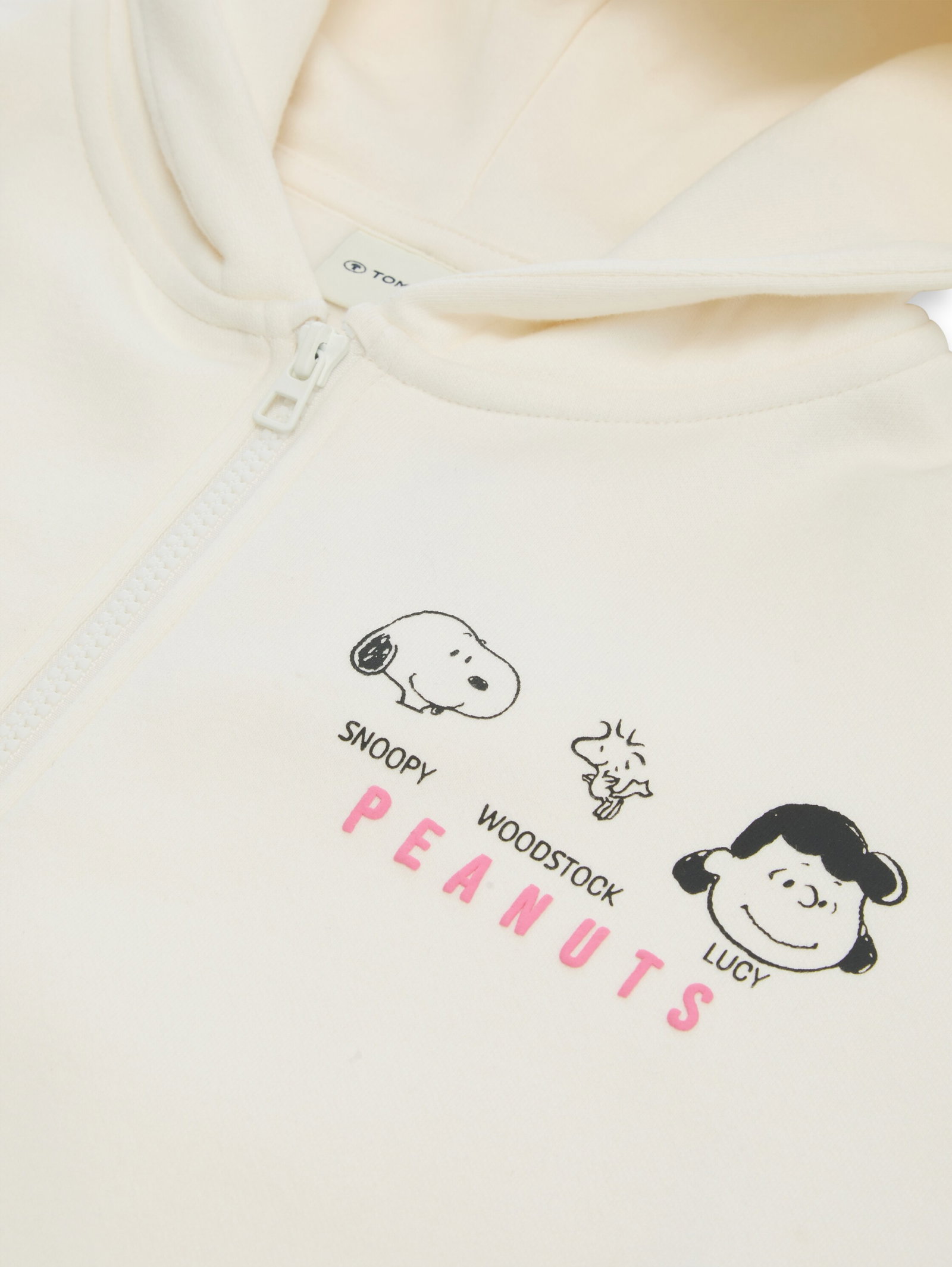 Peanuts printed hoody jacket, Gardenia White #3