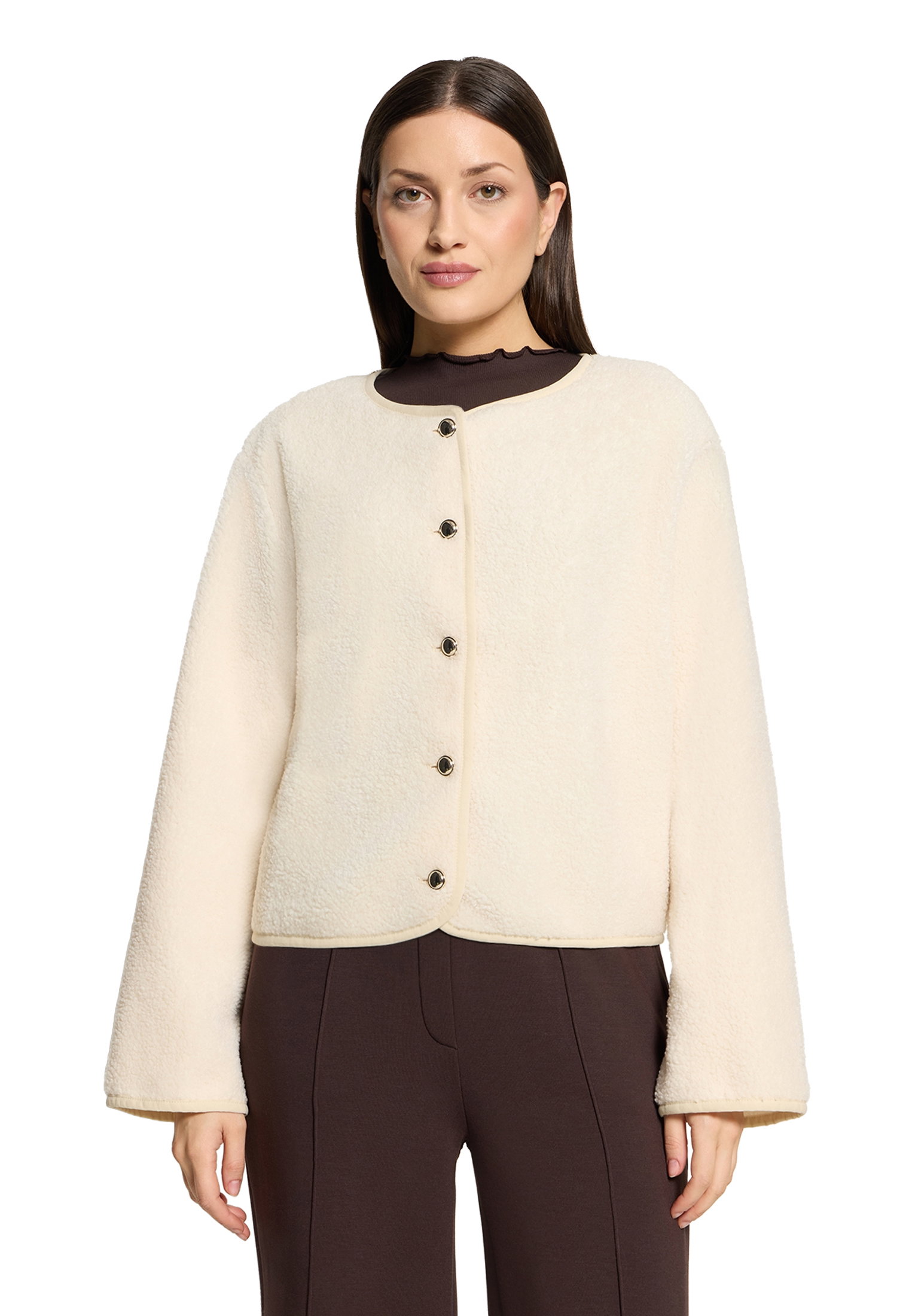 Sweat Jacke Kurz 1/1 Arm, White Swan #3