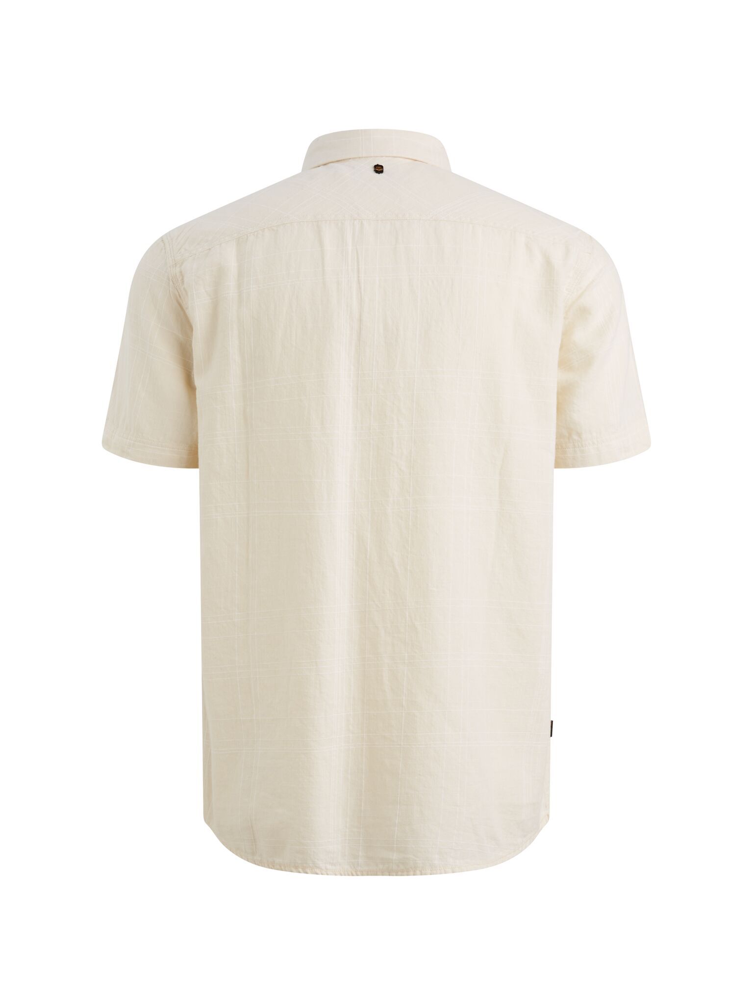 Short Sleeve Shirt Slubgrid, Bone White #2