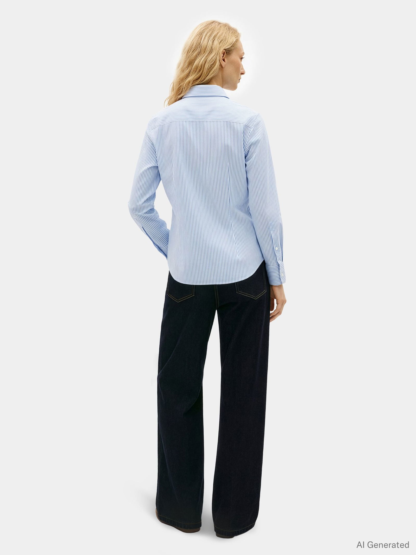 Tommy Hilfiger |  Tommy Hilfiger Druckbluse  | 40 | breton stp / breezy blue white