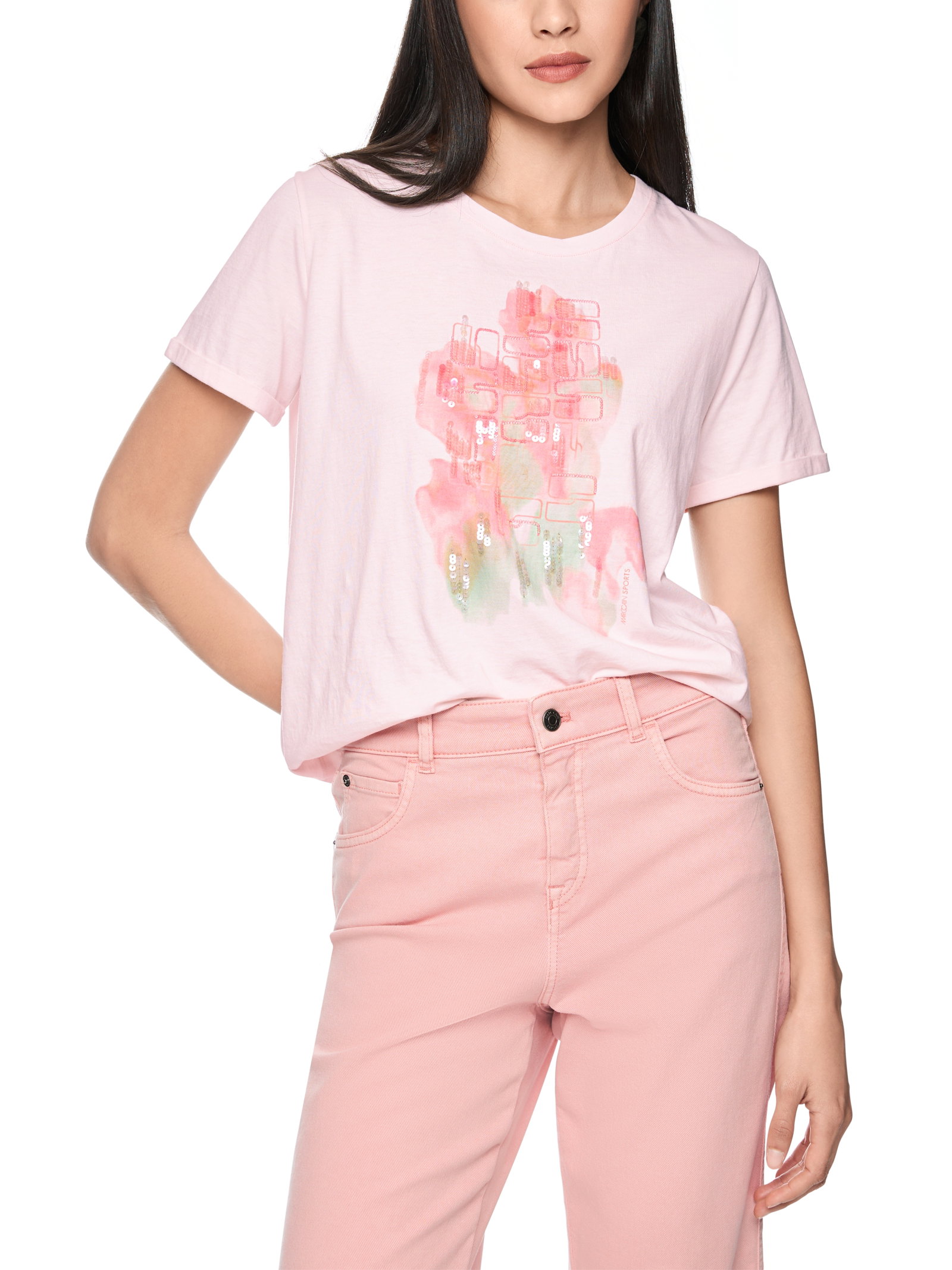 Baumwollshirt mit Applikation #6