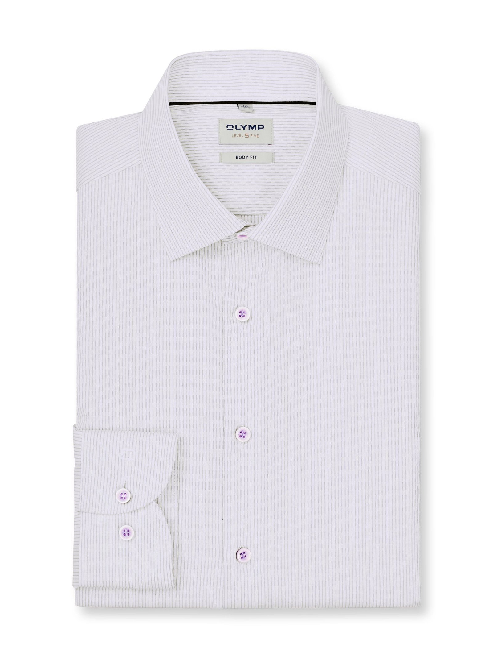 Olymp |  Olymp Hemd Modern Fit  | 44 | oliv