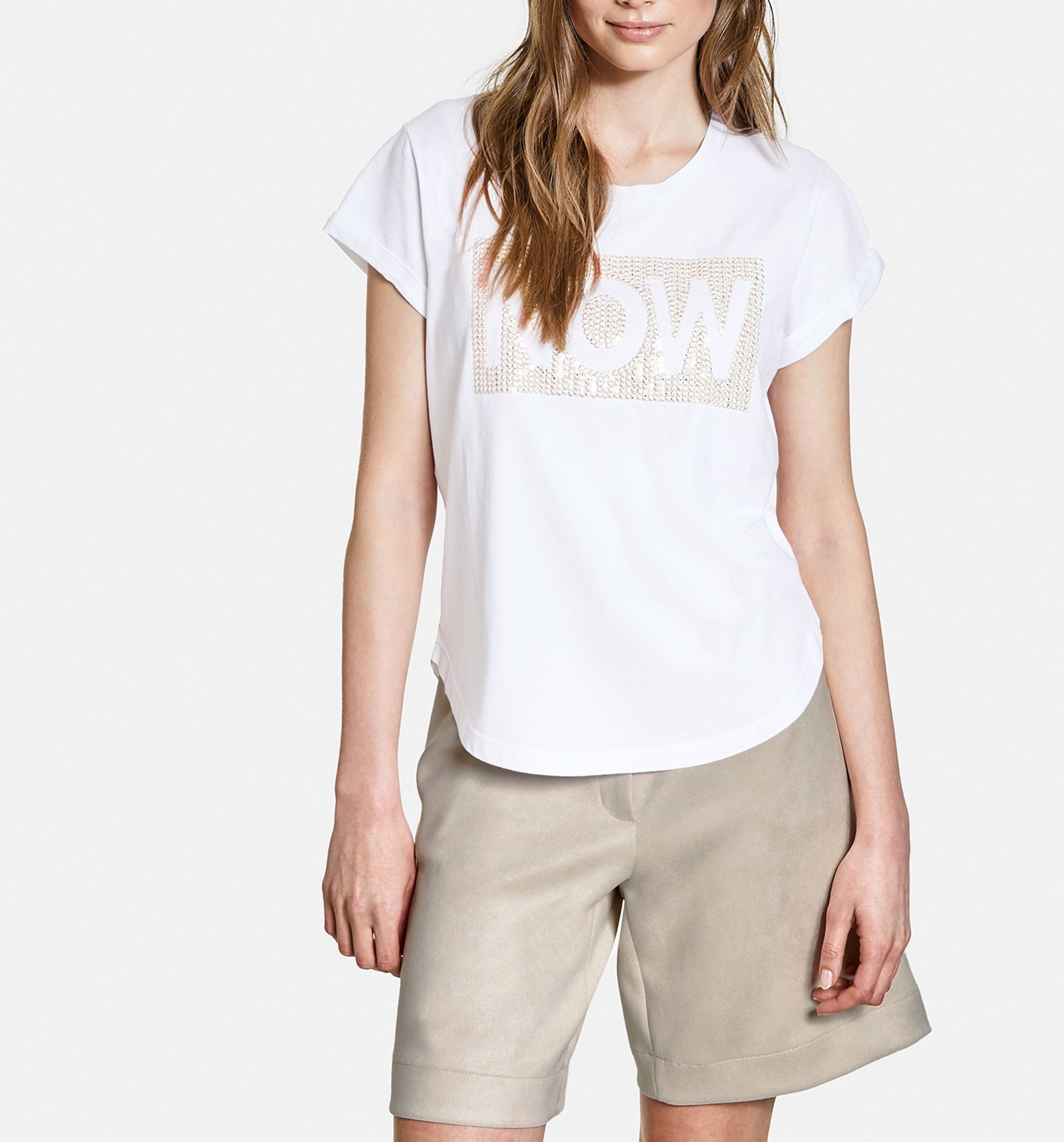 T-Shirt mit Wording GOTS