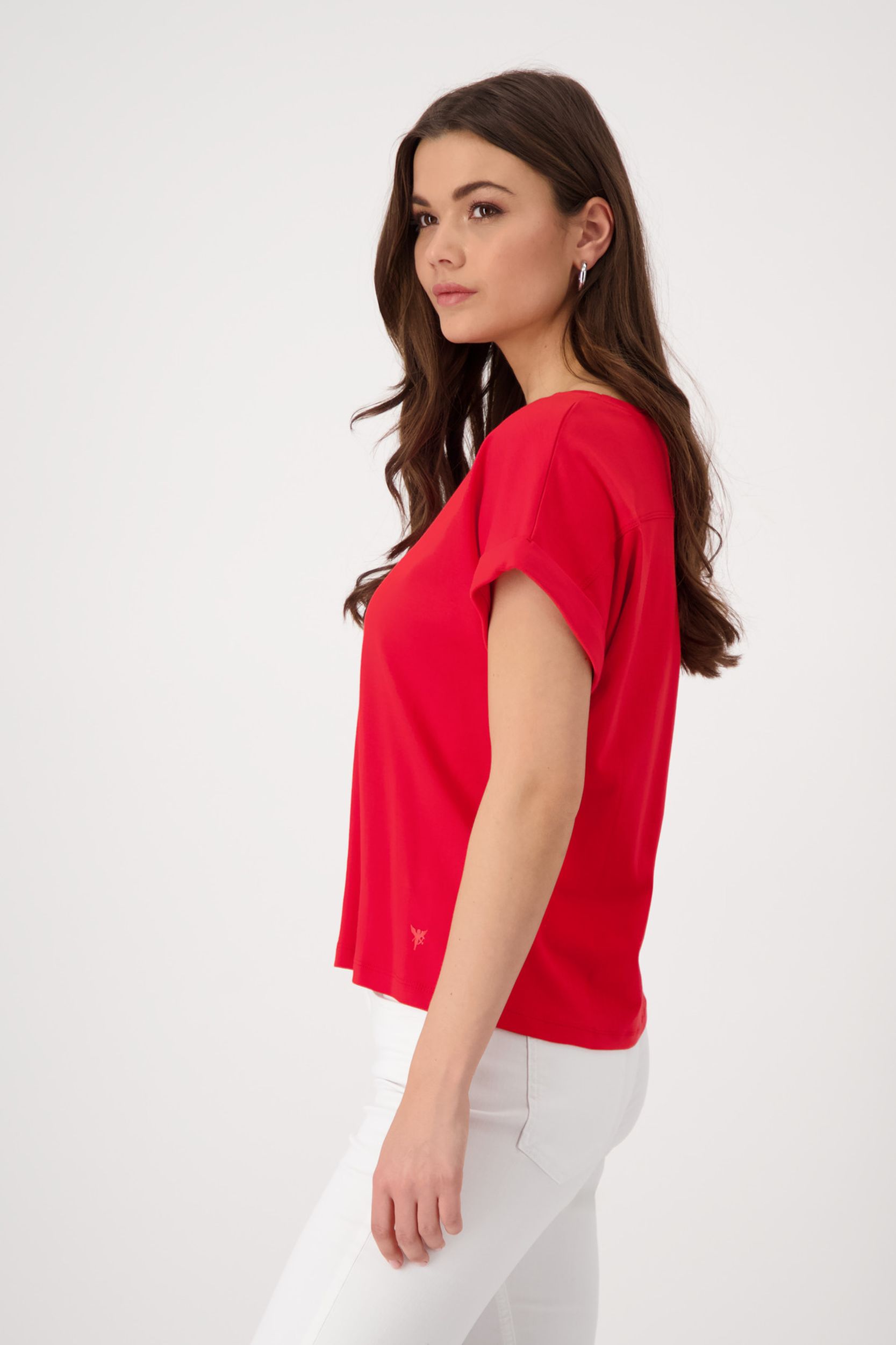 Monari |  T-Shirt, cream | 42 | red