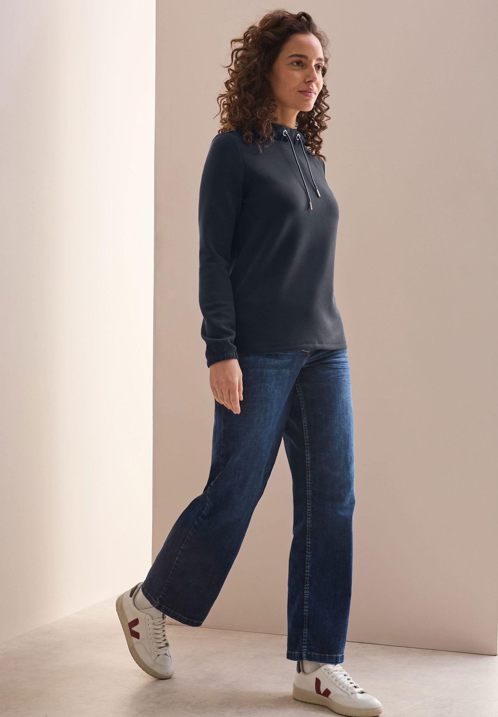 CECIL |  CECIL Sweatshirt  | L | universal blue