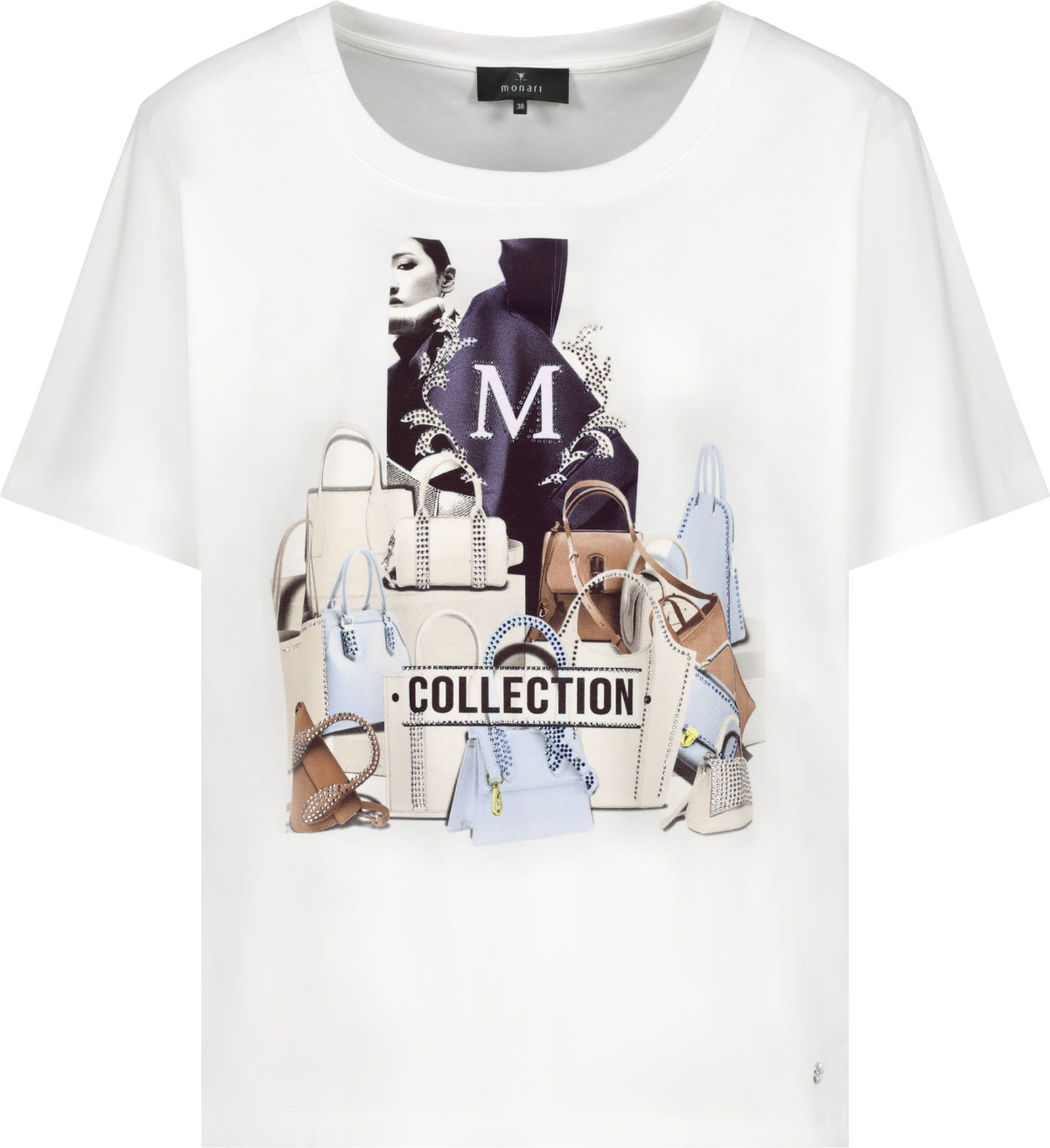 Monari |  T-Shirt, cream | 38