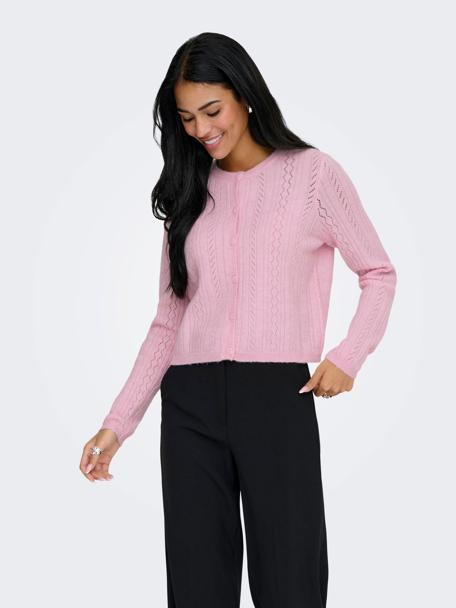 JDY |  JDYAPRIL LIFE L/S O-NECK CARDIGAN KNT | M