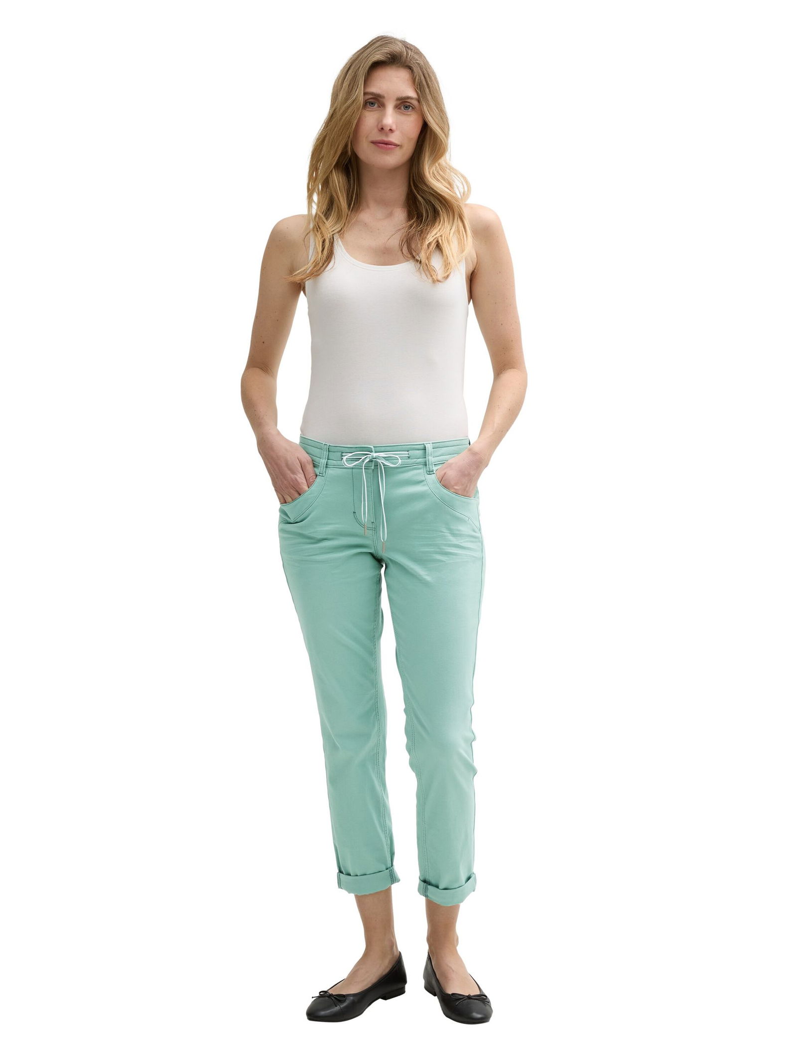 Tom Tailor | Tom Tailor Schmale Hose | 38/28 | faded green