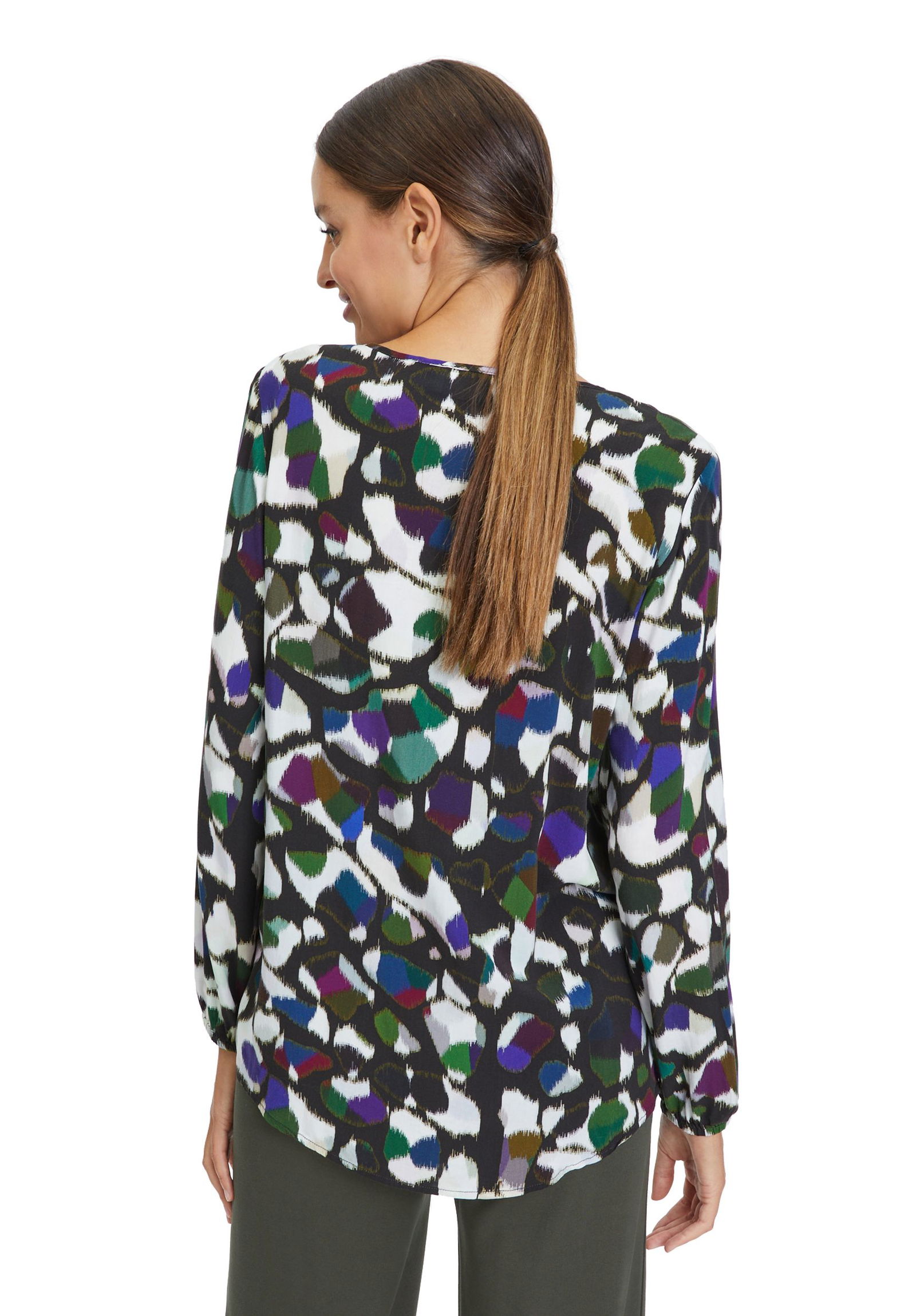 Cartoon Druckbluse 
