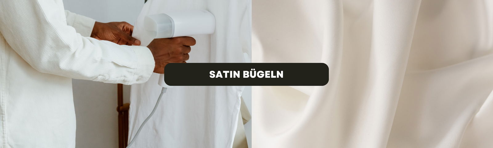 Satin bügeln