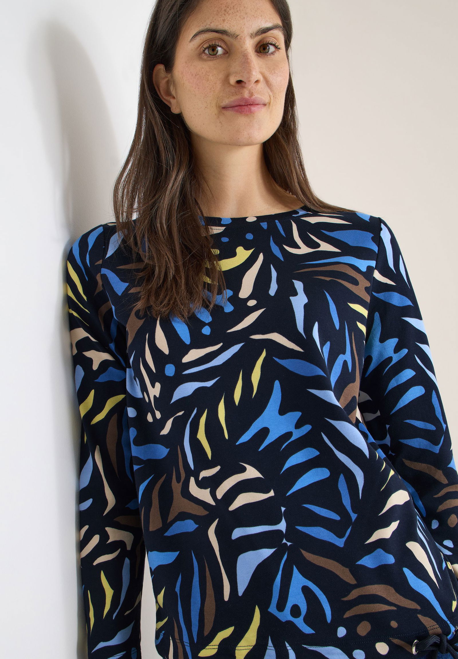 CECIL |  CECIL Longsleeve  | L | universal blue