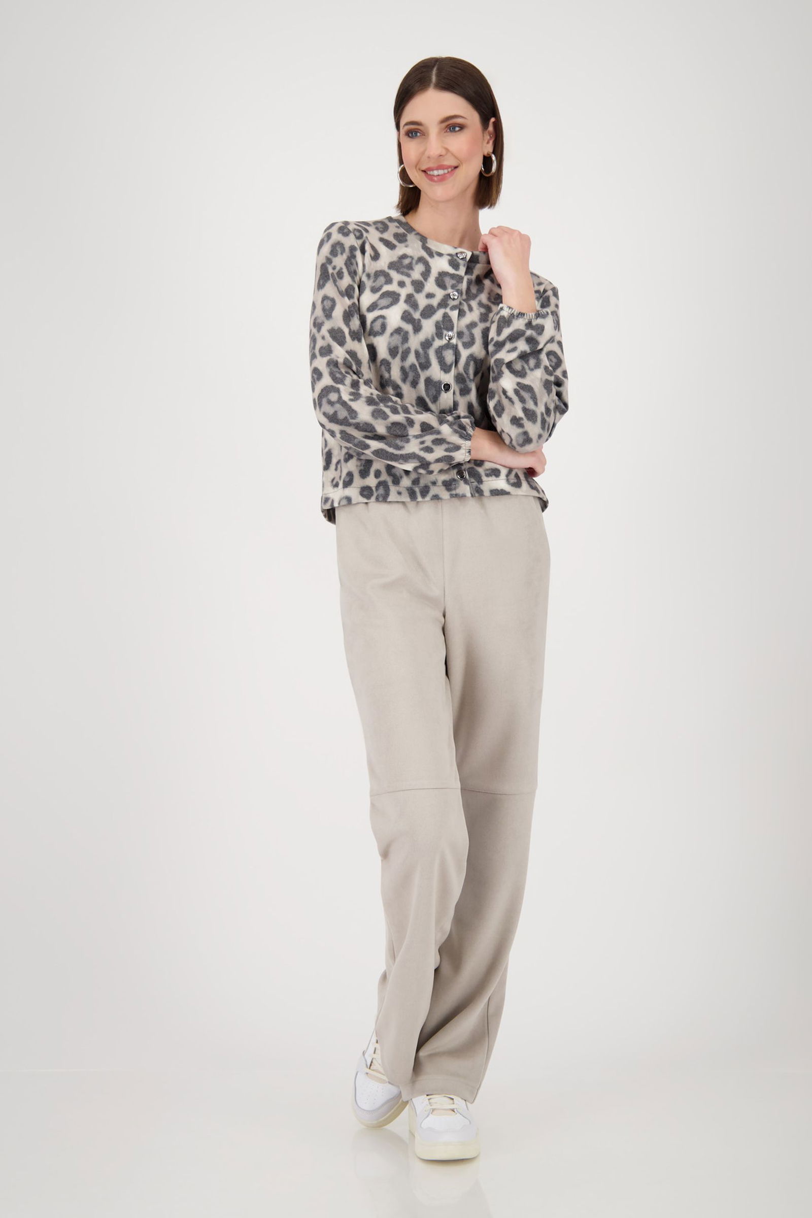 Monari | Monari Funktionsjacke | 44 | light sand ringel