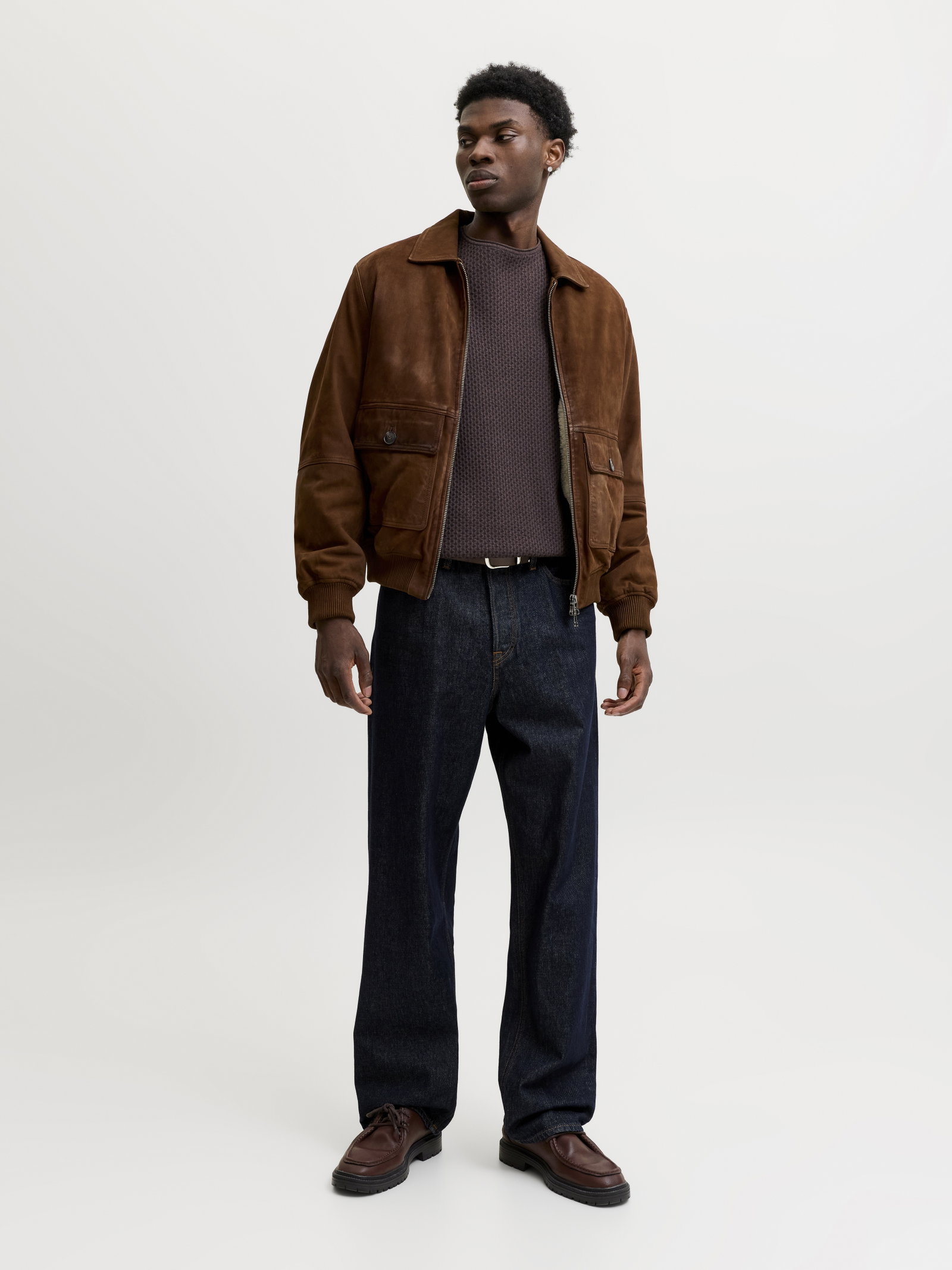 JPRBLUMASON KNIT CREW NECK SN, Choc #7