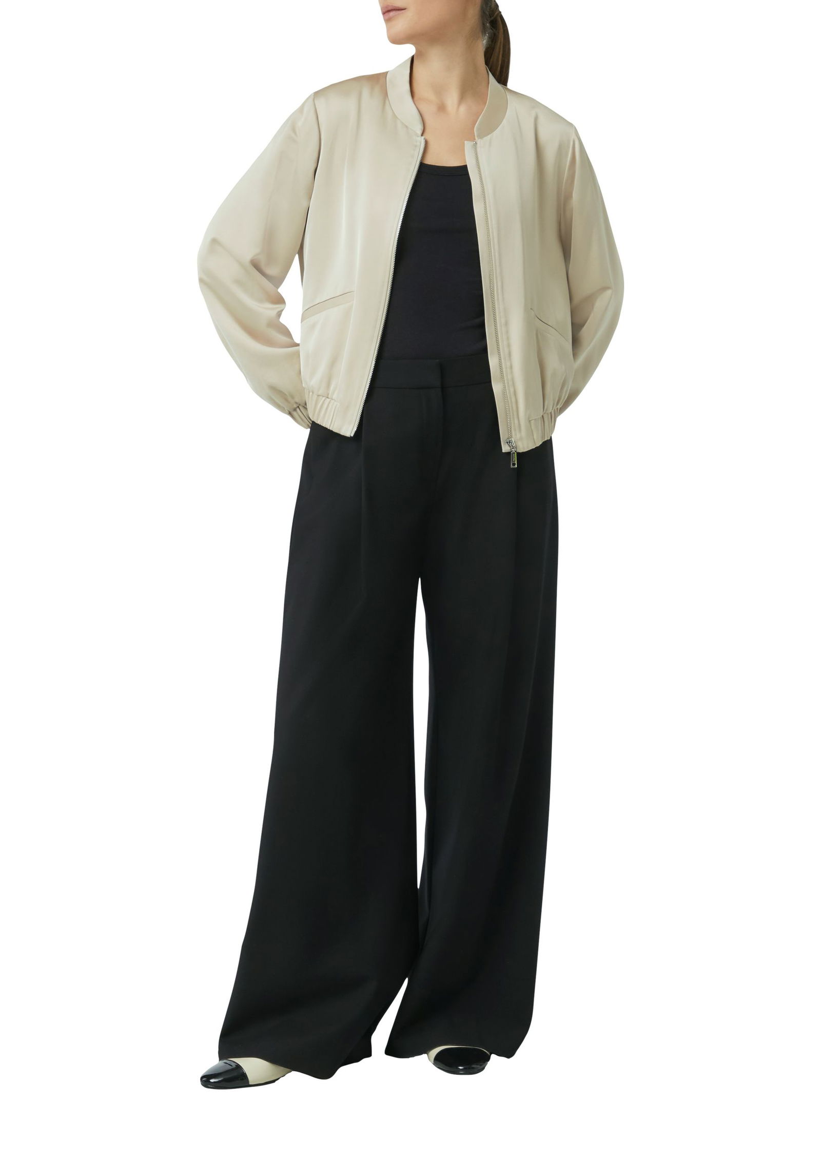 Comma |  Comma Kurzblazer  | 34 | beige