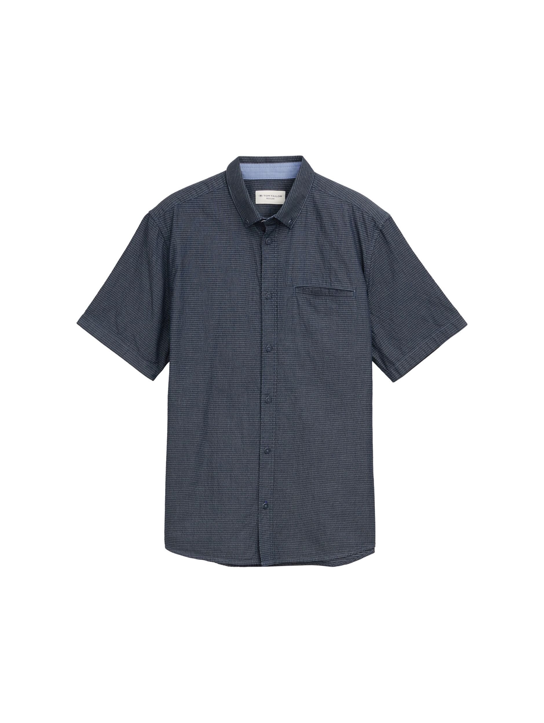 navy multicolor dot