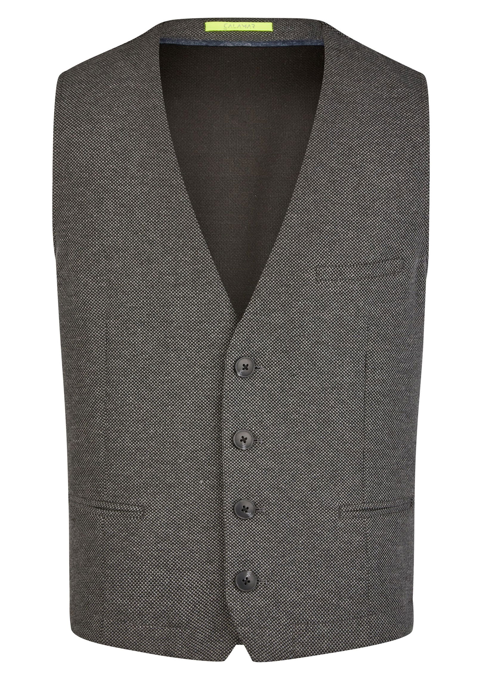 Calamar |  2 Tone Winter Blazer Weste | 50 | dark anhra