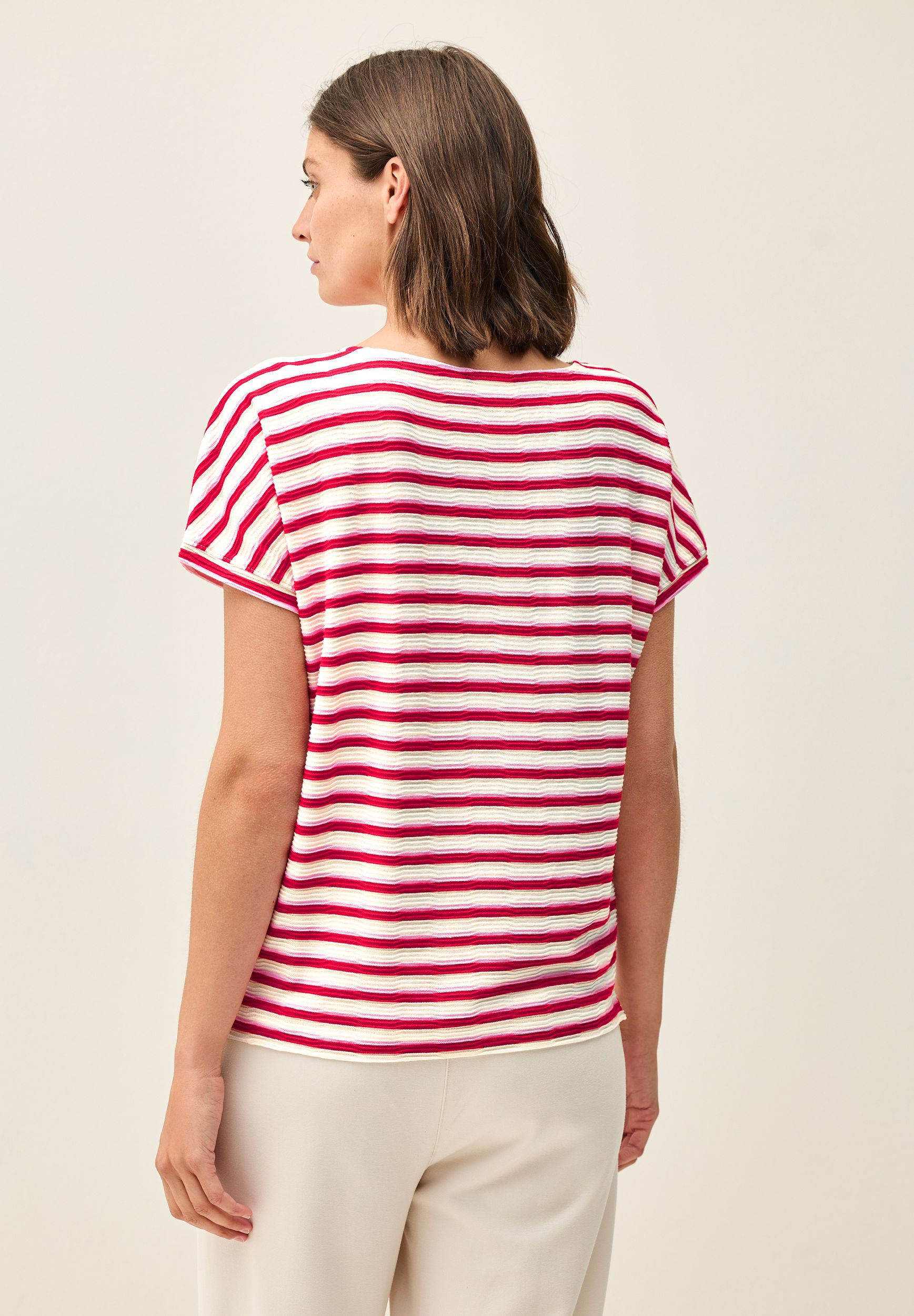  |  Gestreiftes Strukturshirt | L | 11231_36759