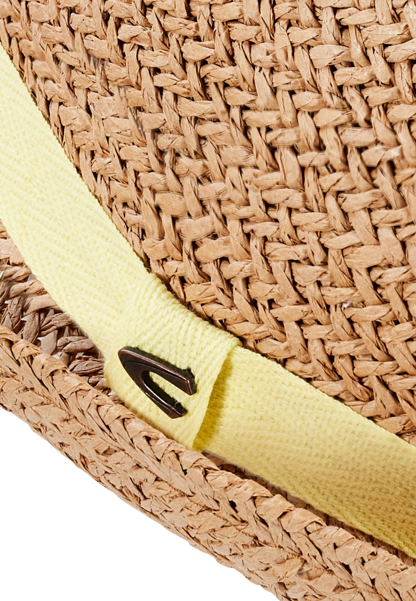 Camel Active |  Strohhut mit Hutband | M | biscuit