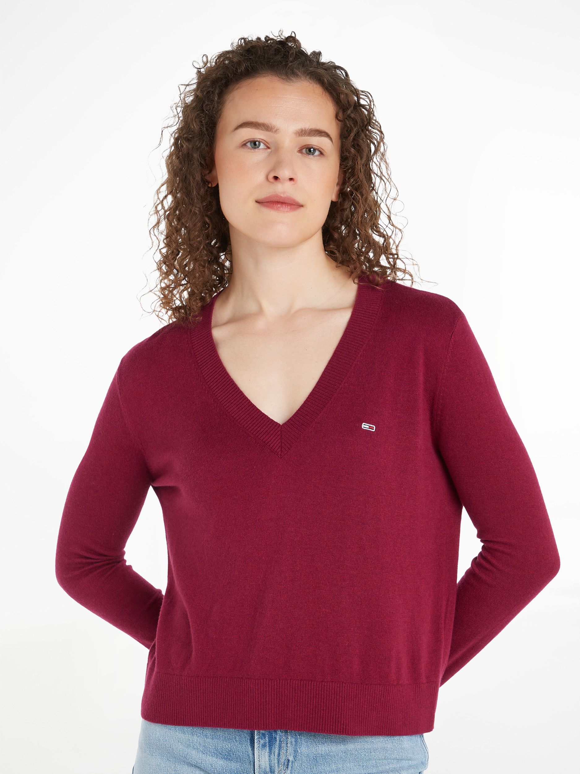 Tommy Jeans |  Tommy Jeans Pullover  | XS | ballet pink melange