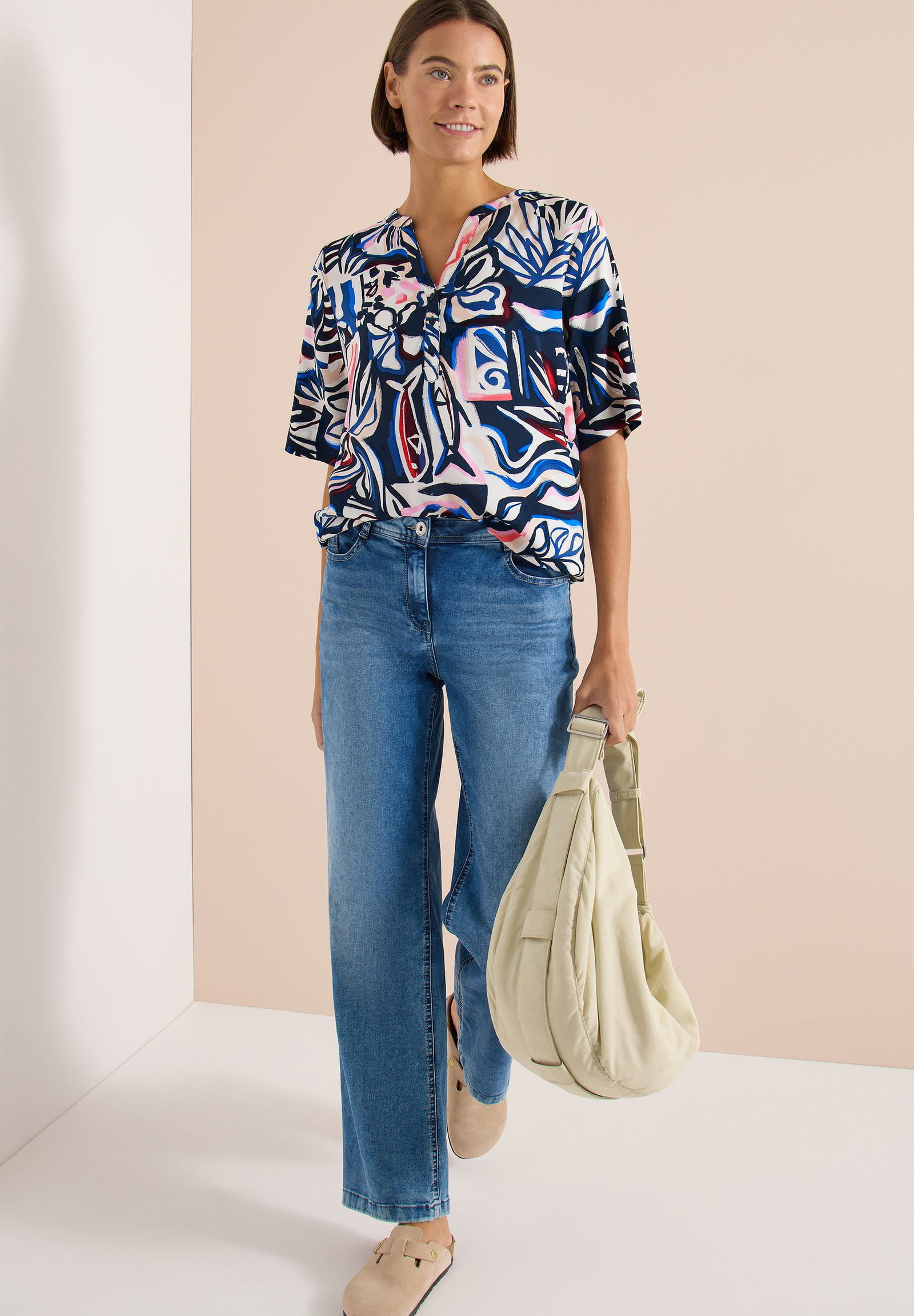 CECIL |  CECIL Businessbluse  | L | universal blue