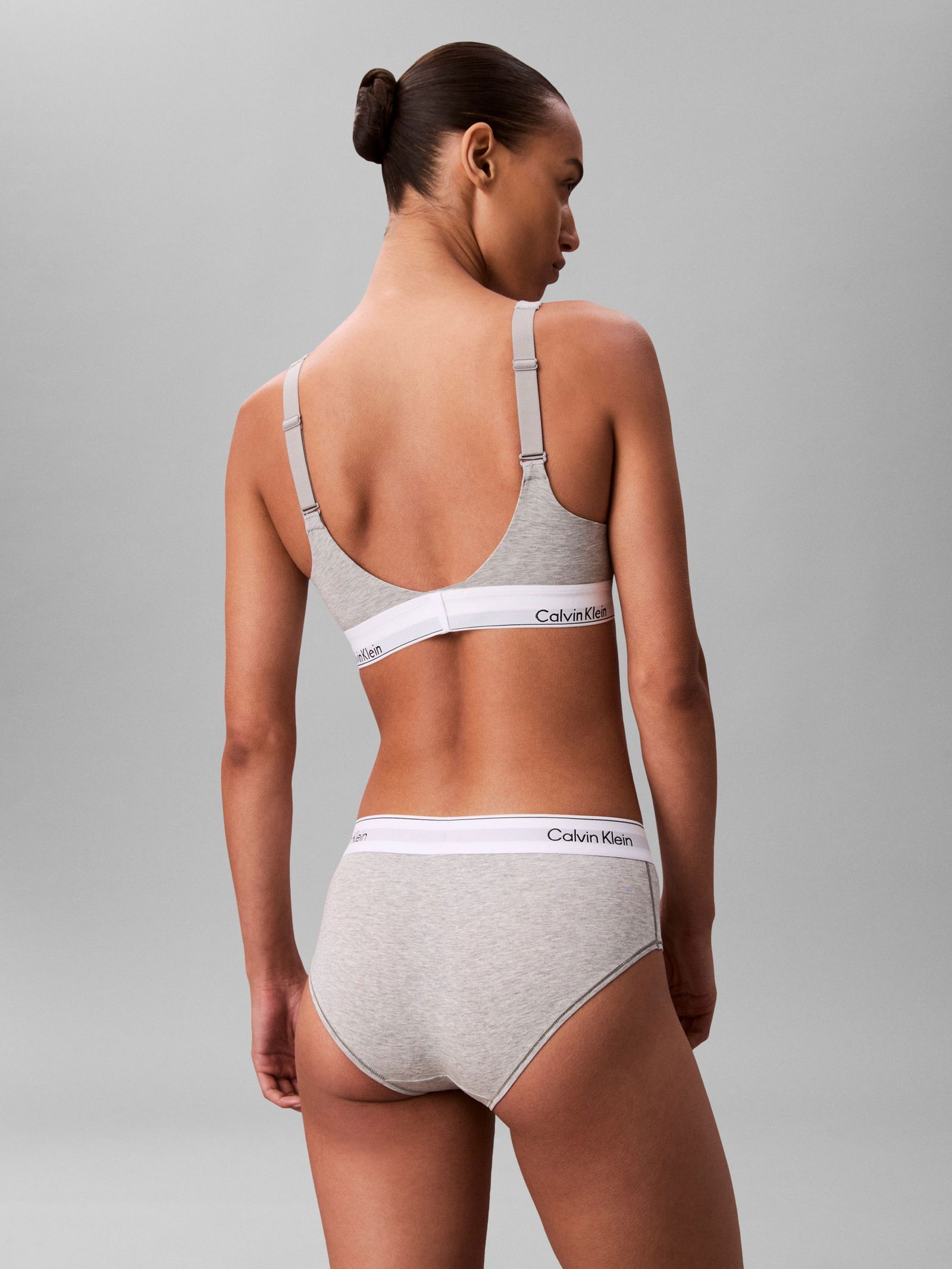 Calvin Klein |  Calvin Klein BH ohne Bügel  | M | grey heather