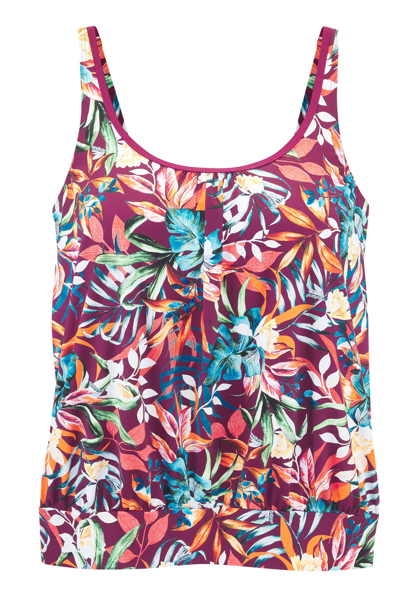 4163d66d60ac942e580f3f36db132039 Lascana | Venice Beach LM exkl. Sport Oversize-Tankini-Top | 48