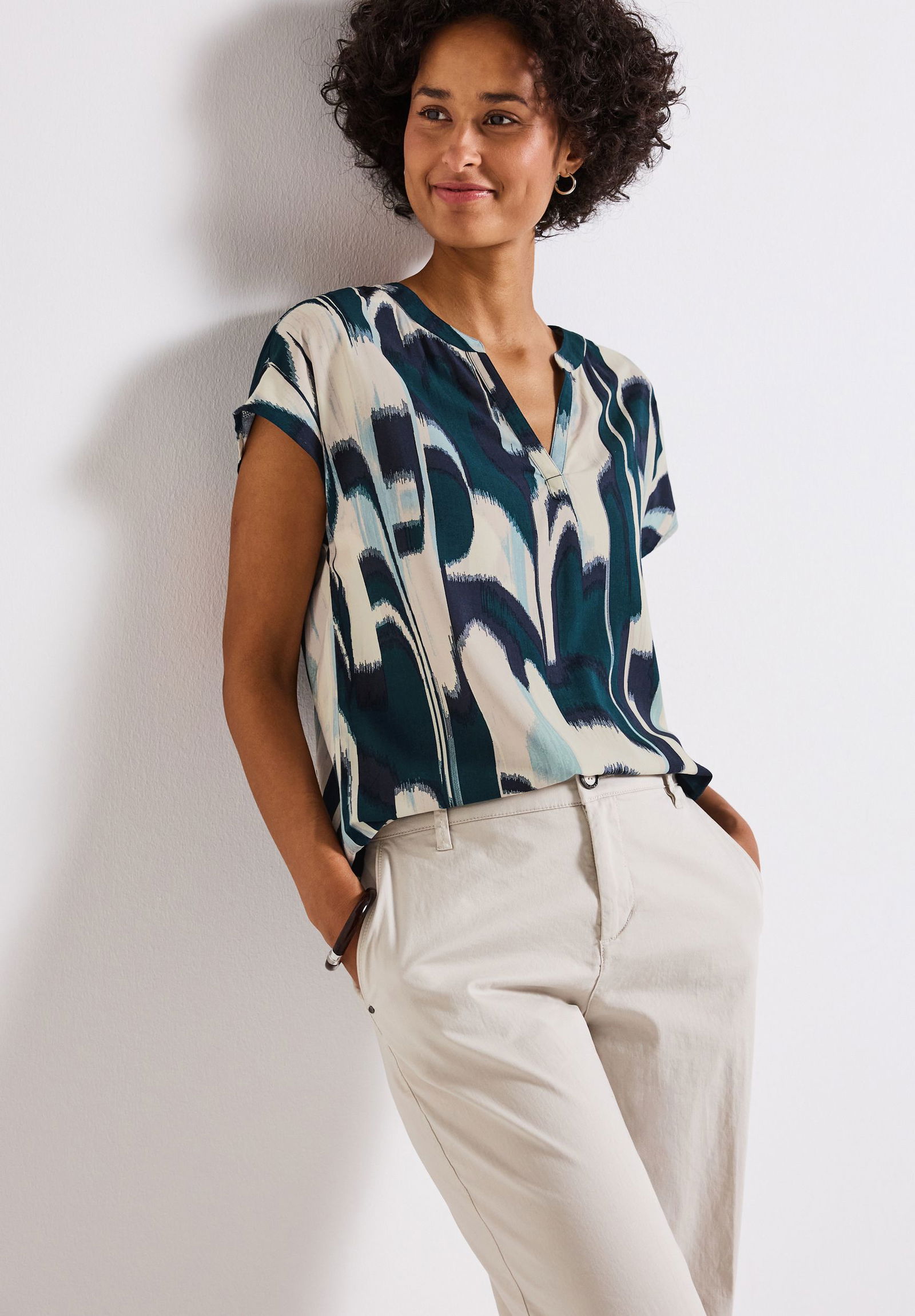 Street One |  Street One Druckbluse  | 40 | 4565_36857