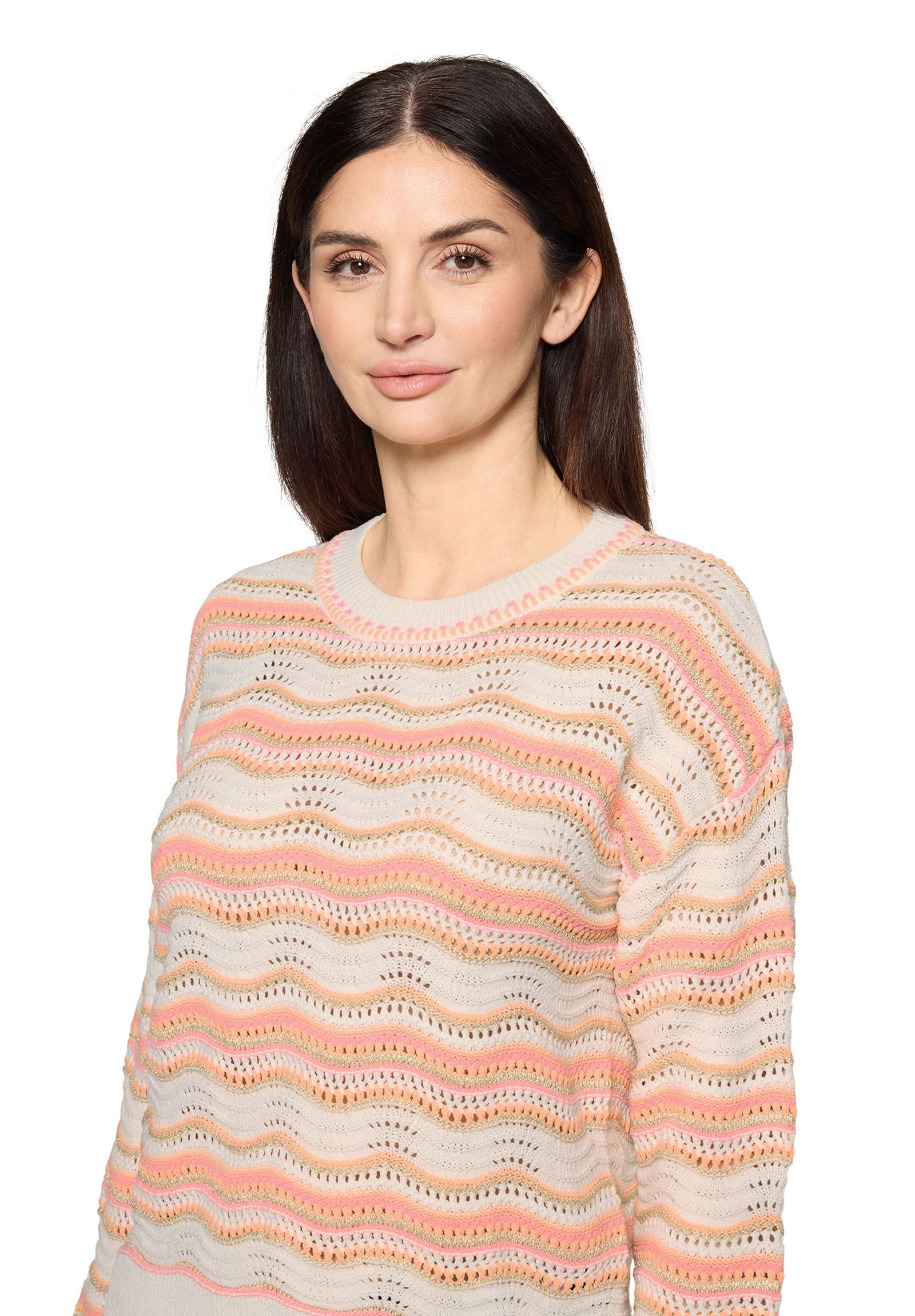 Cartoon |  Cartoon Pullover  | 36 | cream/orange