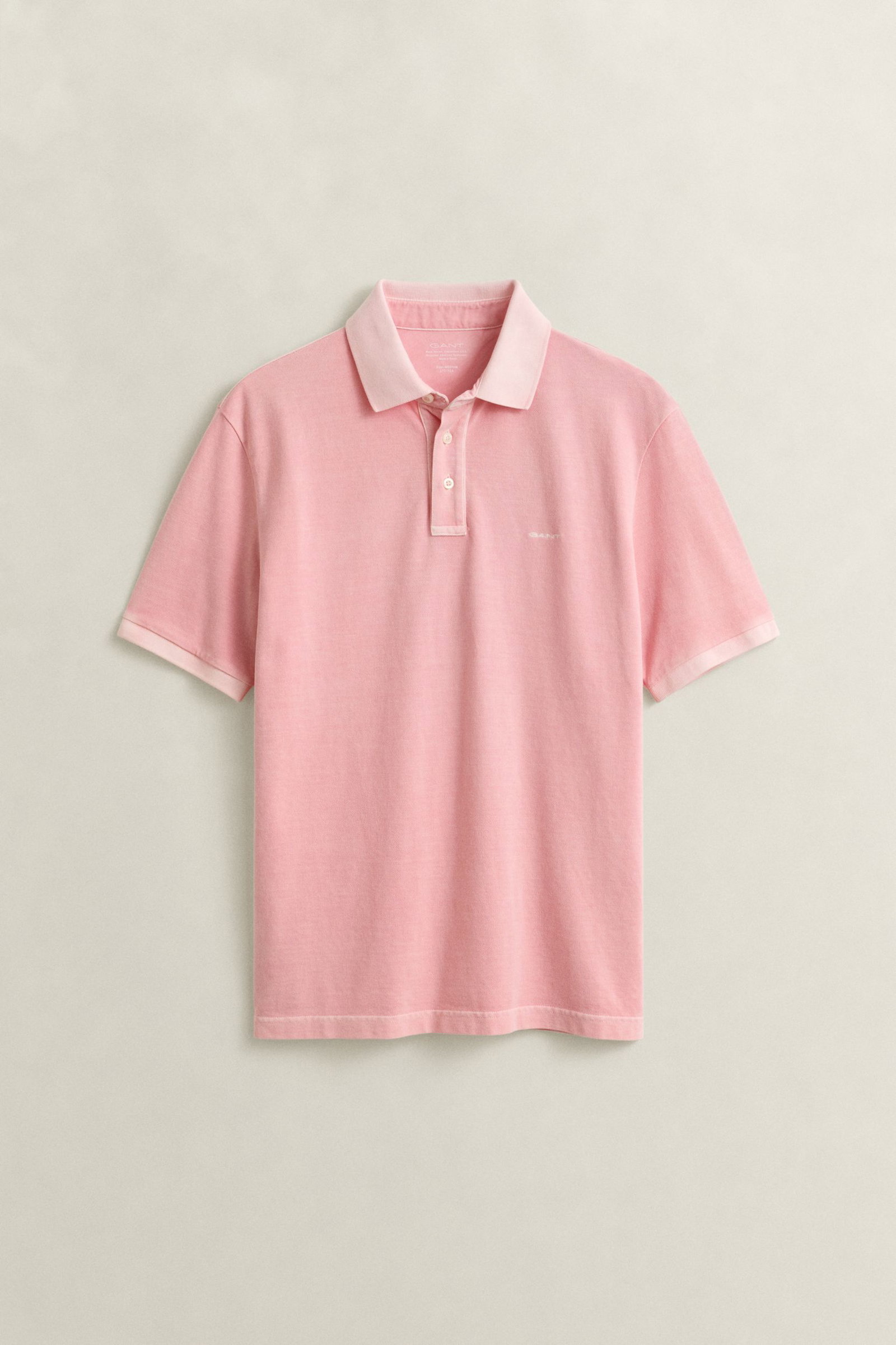 Gant |  Gant Poloshirt Sunfaded Piqué | M | bubbelgum pink