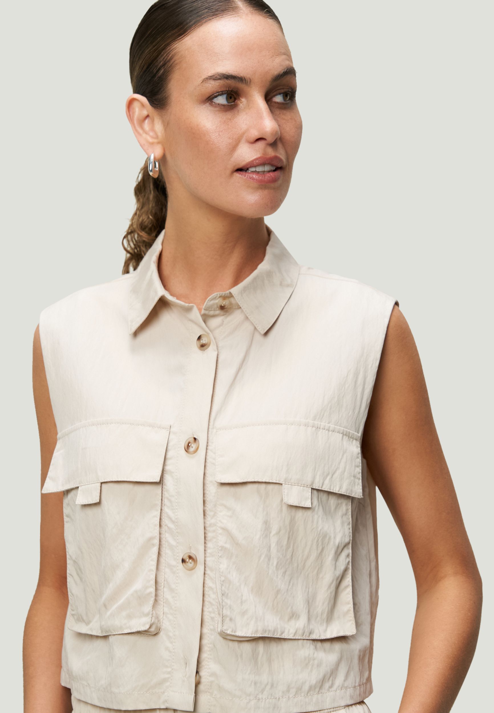 Zero |  Zero Druckbluse  | 42 | french oak