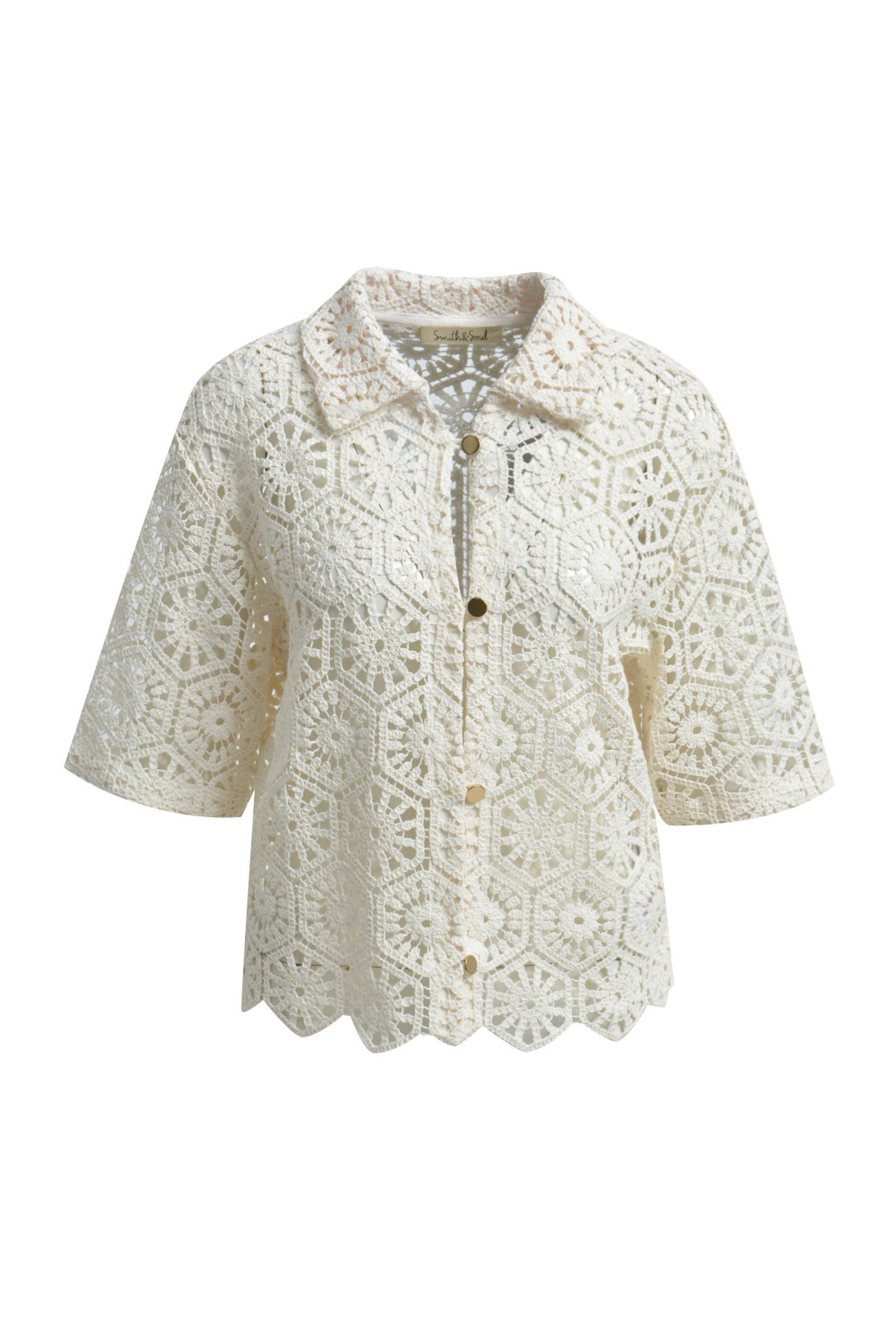 788d56f538905ed7706a7c412cbef6ca Smith&Soul | Smith&Soul Druckbluse | L | cream white