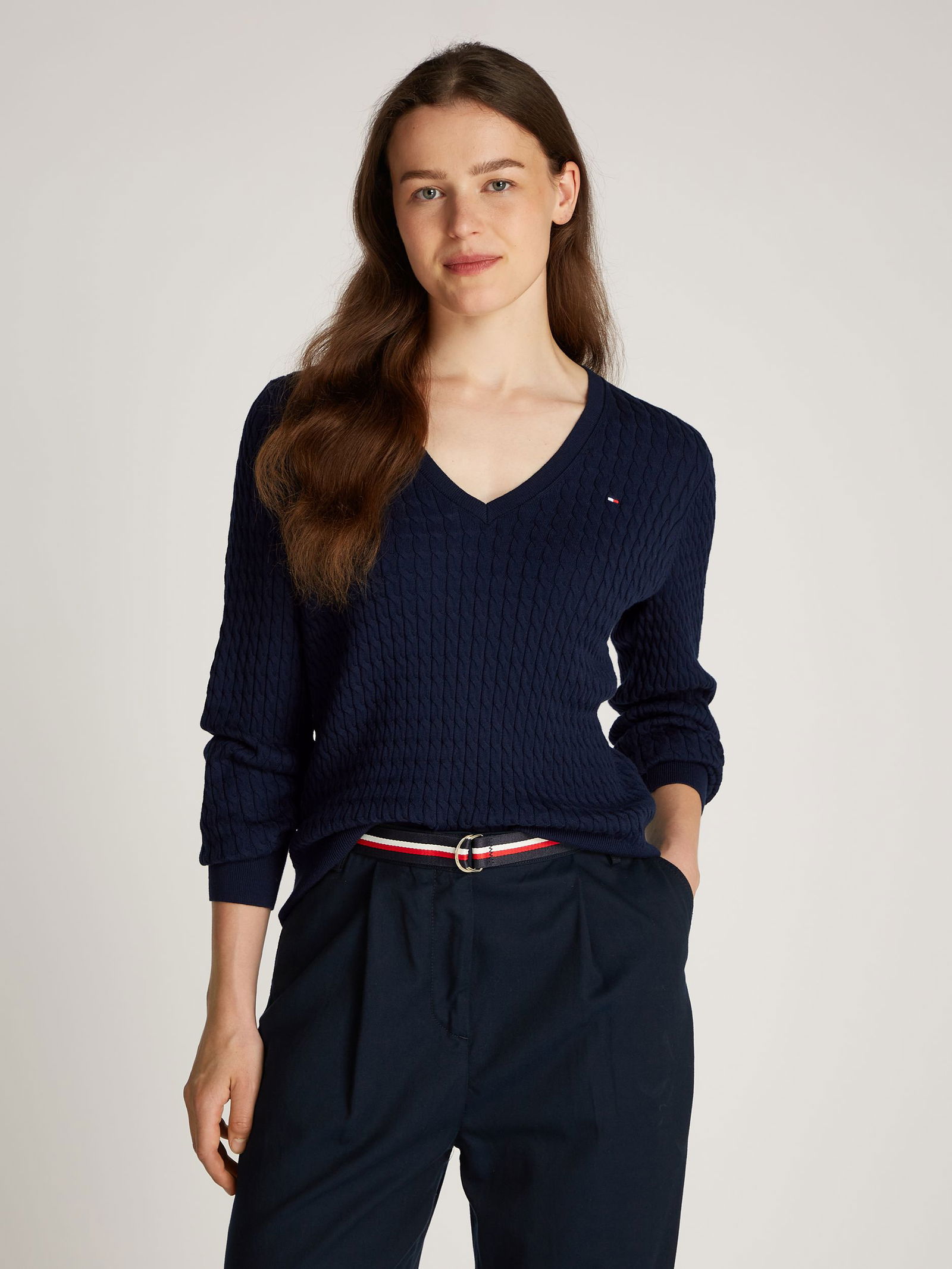 Tommy Hilfiger |  Tommy Hilfiger Longsleeve Shirt Langarmshirt | XXL | dark night navy