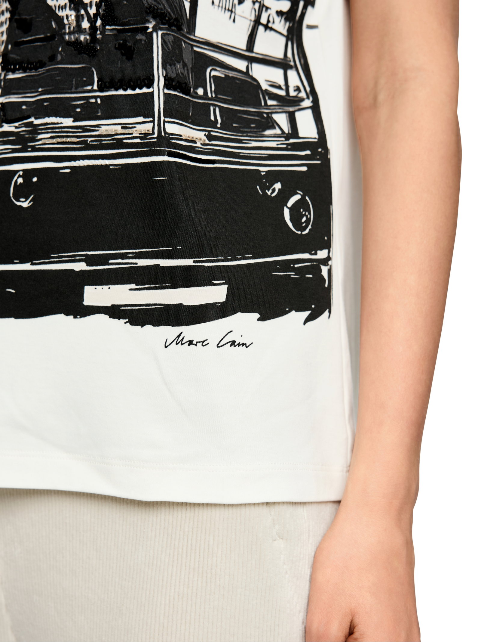 Marc Cain T-Shirt mit Panther-Print #5