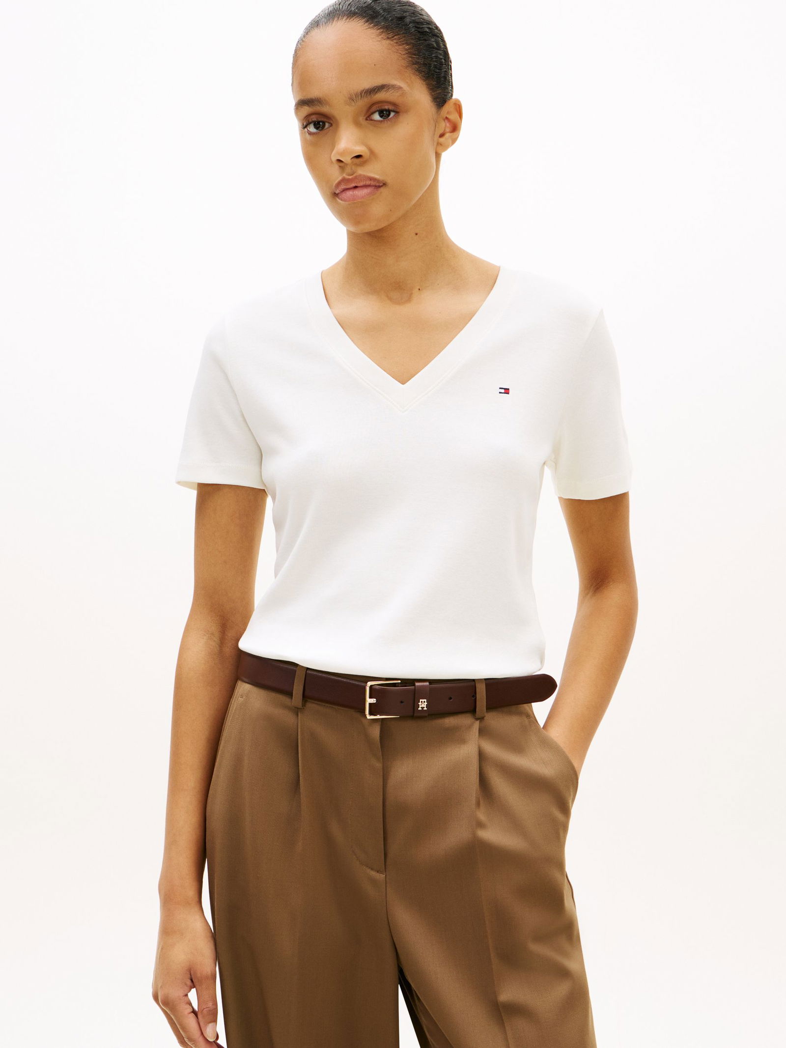 5cdc59104c2ec5a9e983b74abbf89875 Tommy Hilfiger |  Tommy Hilfiger Slim Cody T-Shirt | L | fierce red