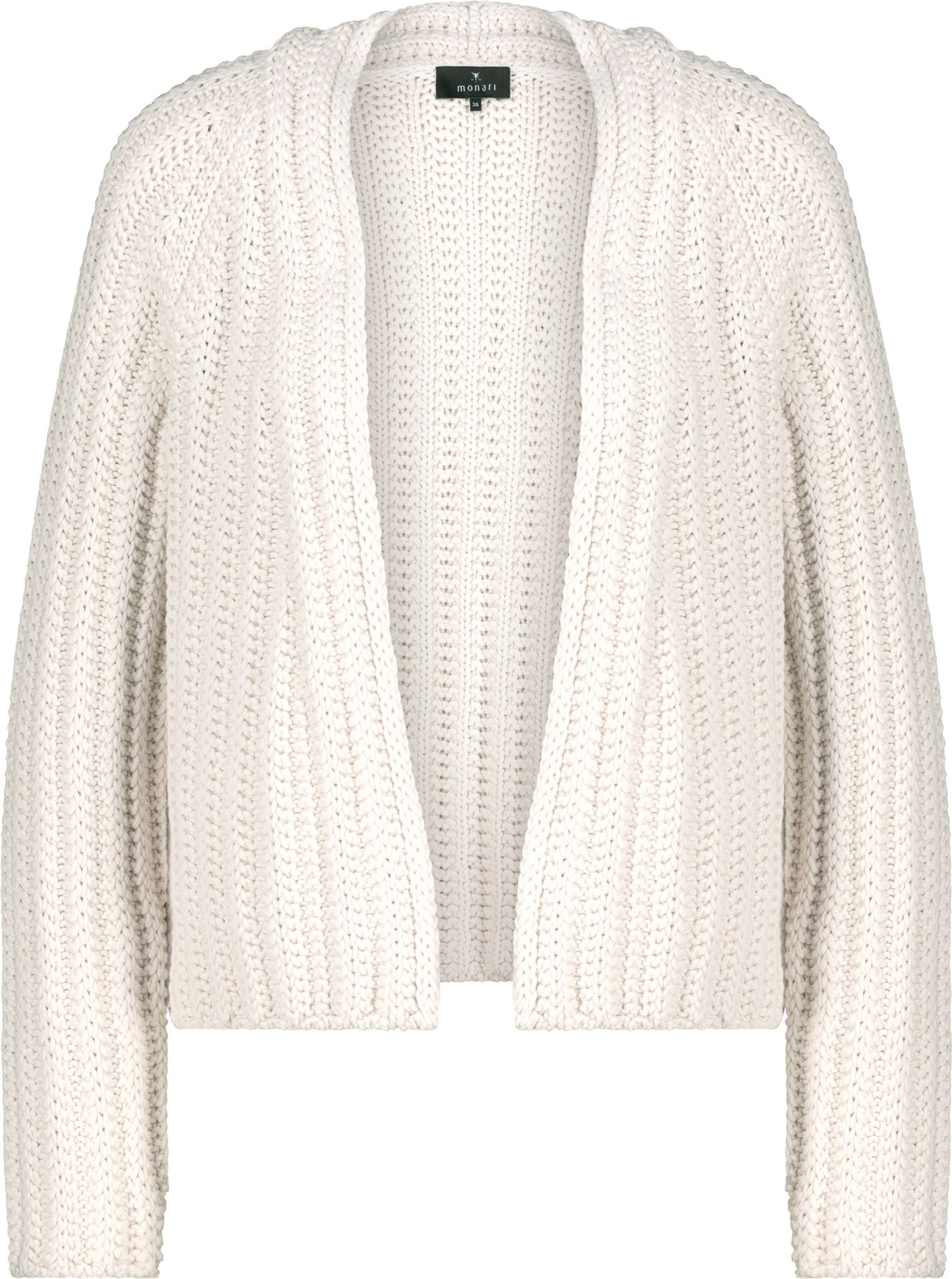 Monari |  Monari Strickjacke | Cardigan  | 46 | creamy beige