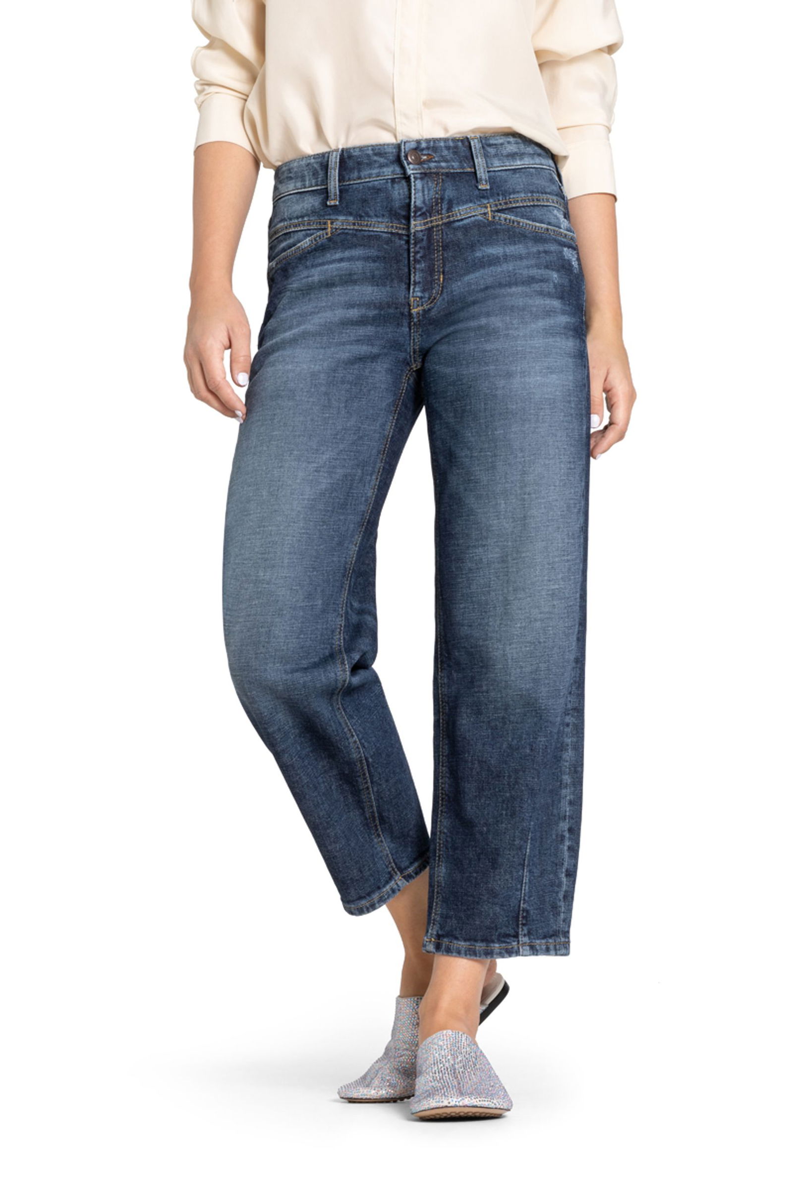 Cambio | Cambio Boyfriend Jeans | 38/27 | dark cross