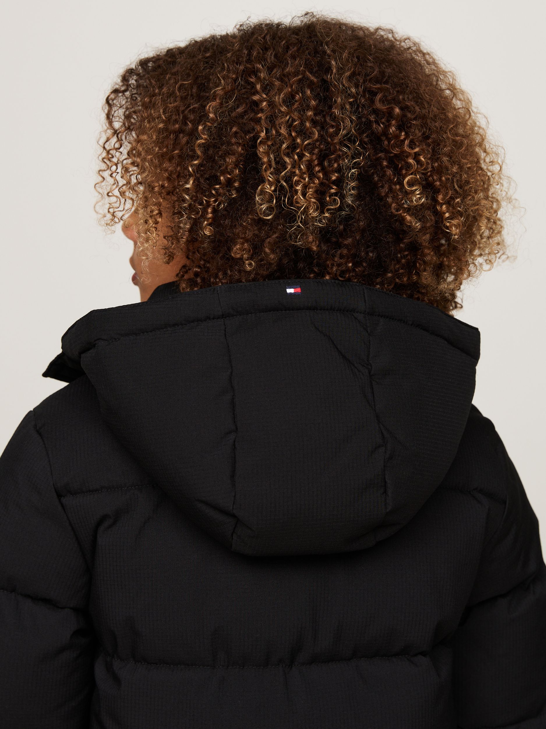 Tommy Hilfiger |  MONOTYPE RIBSTOP PUFFER JACKET | 176 | black