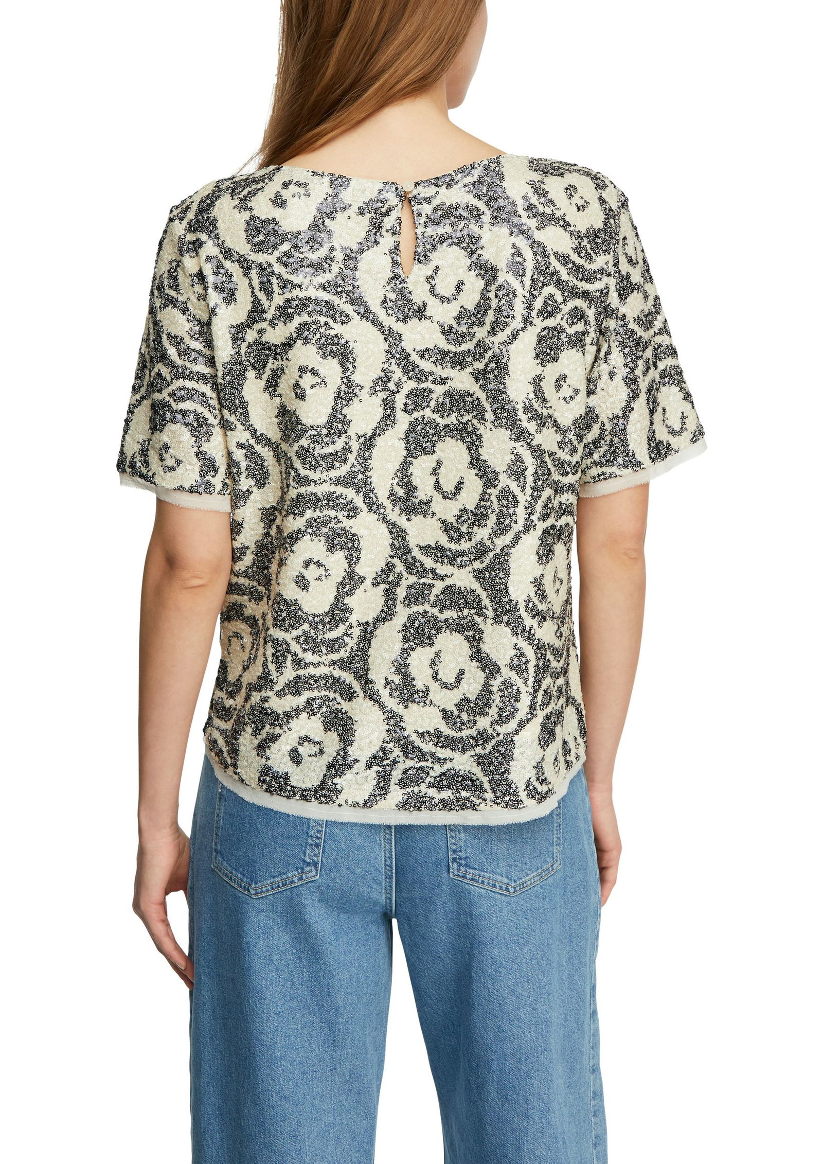 Comma |  Comma Druckbluse  | 36