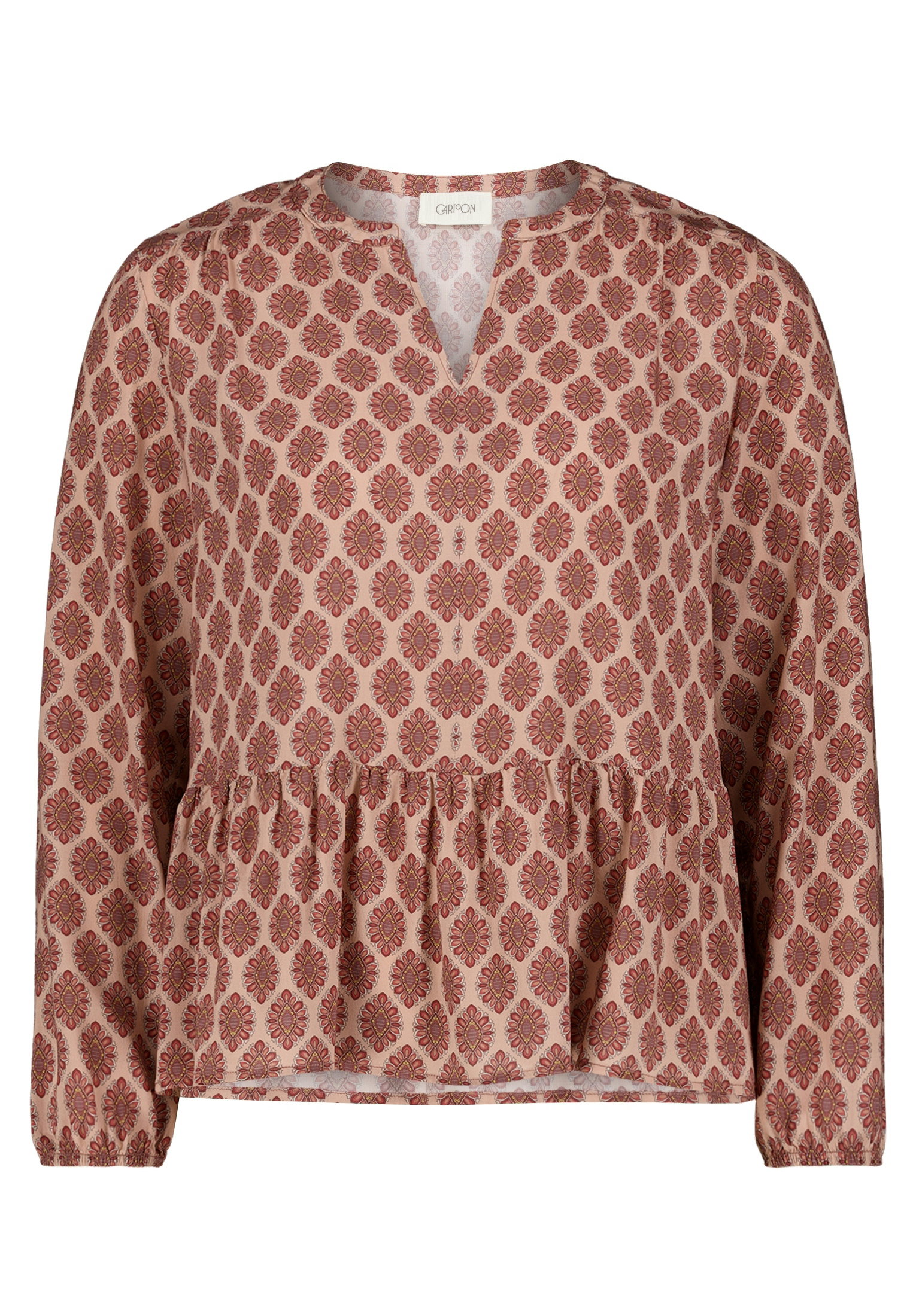 Bluse Kurz 1/1 Arm, Rosé/Rosé #1