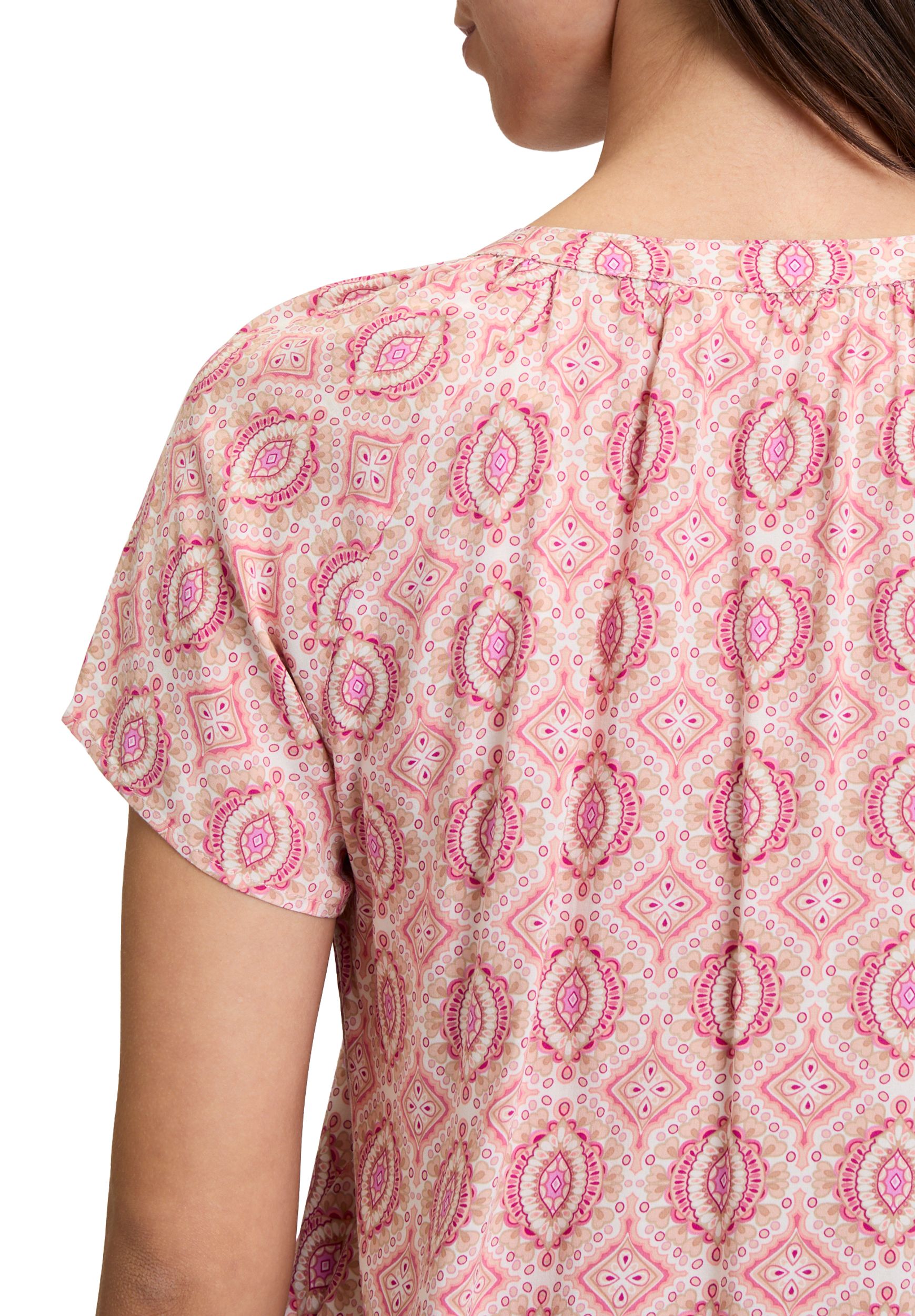 Cartoon |  Cartoon Druckbluse  | 44 | cream/apricot